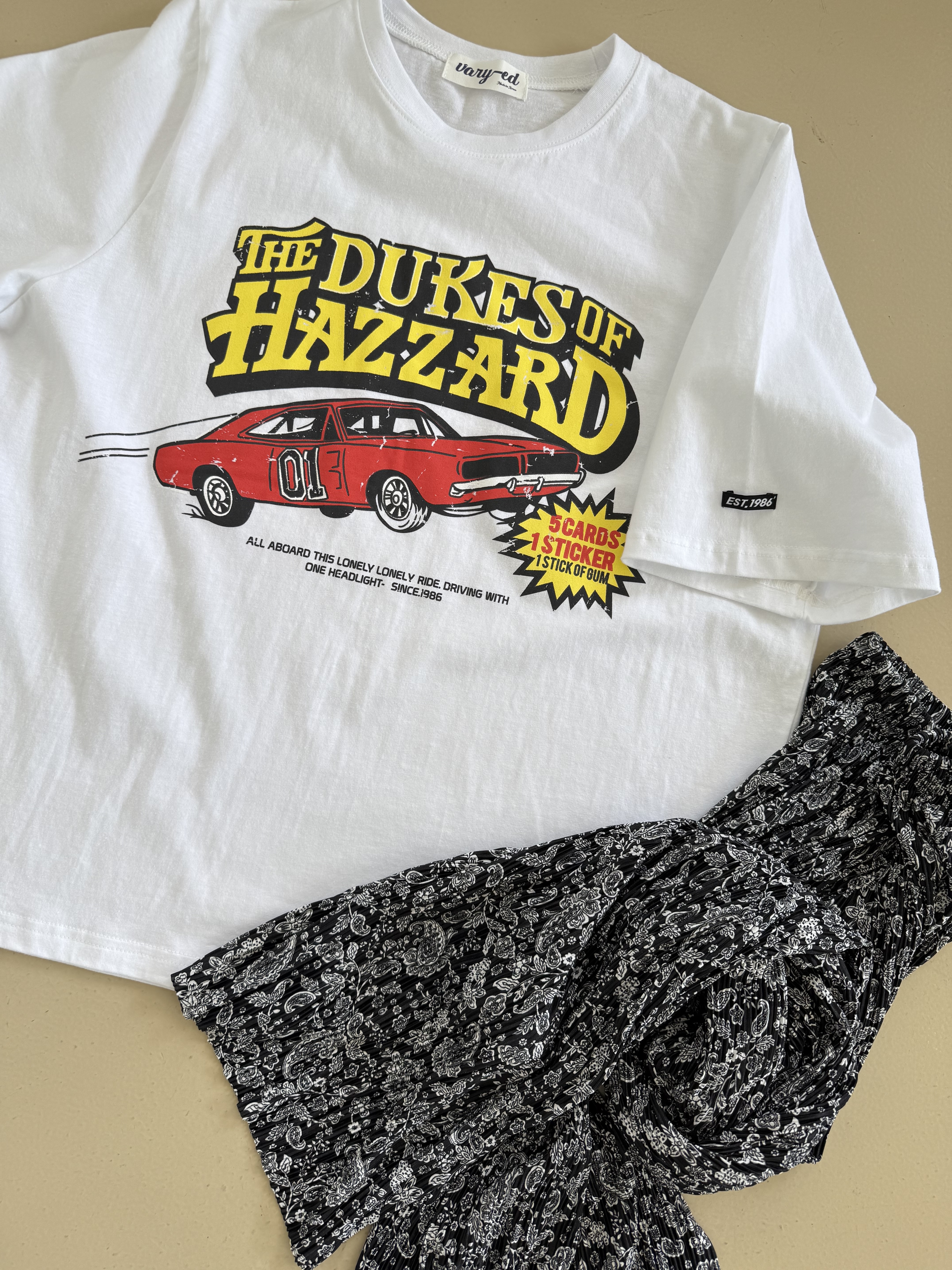 ラウンドネックルーズプリントTシャツ | 詳細画像16