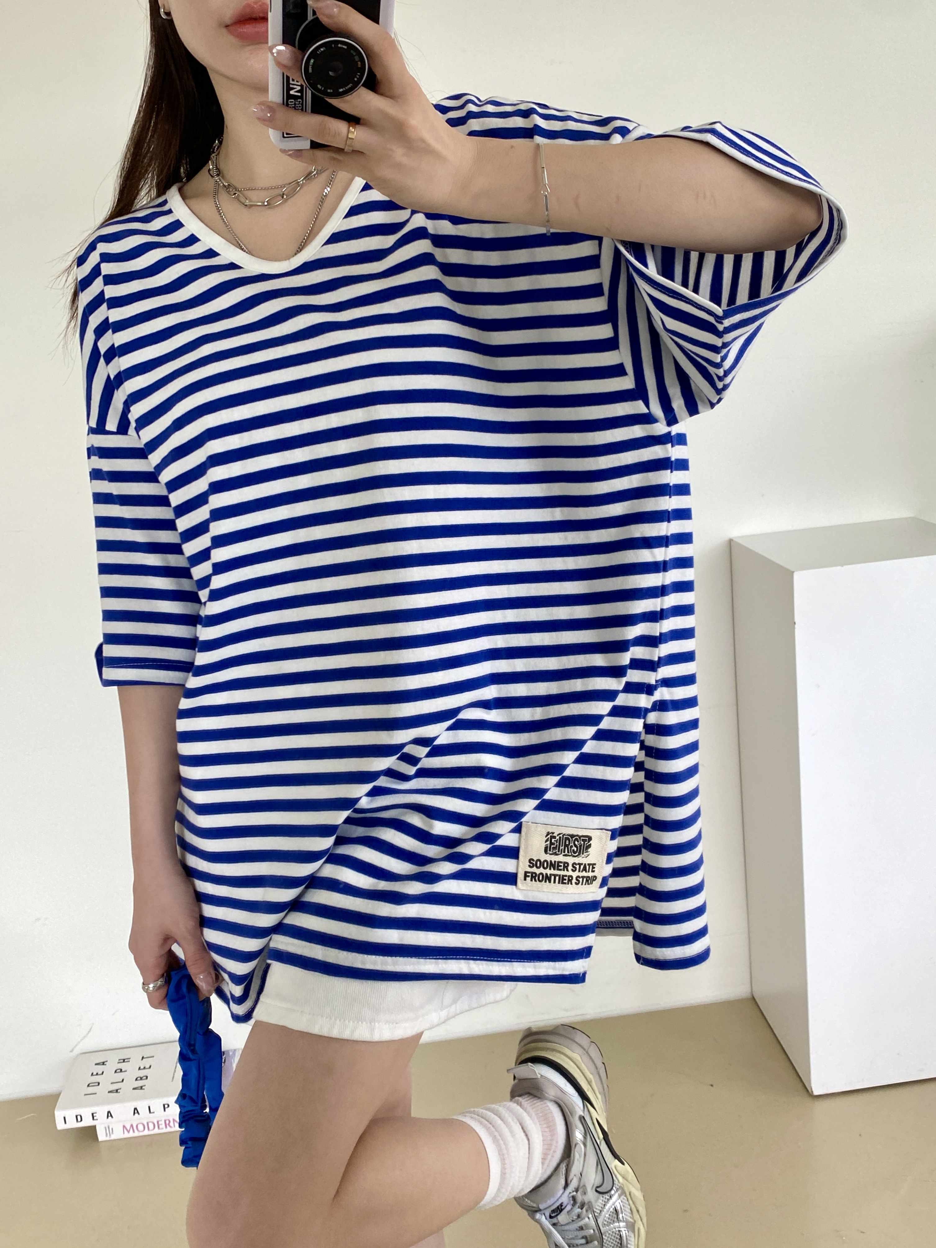 ルーズボーダーオールシーズンTシャツ | 詳細画像7