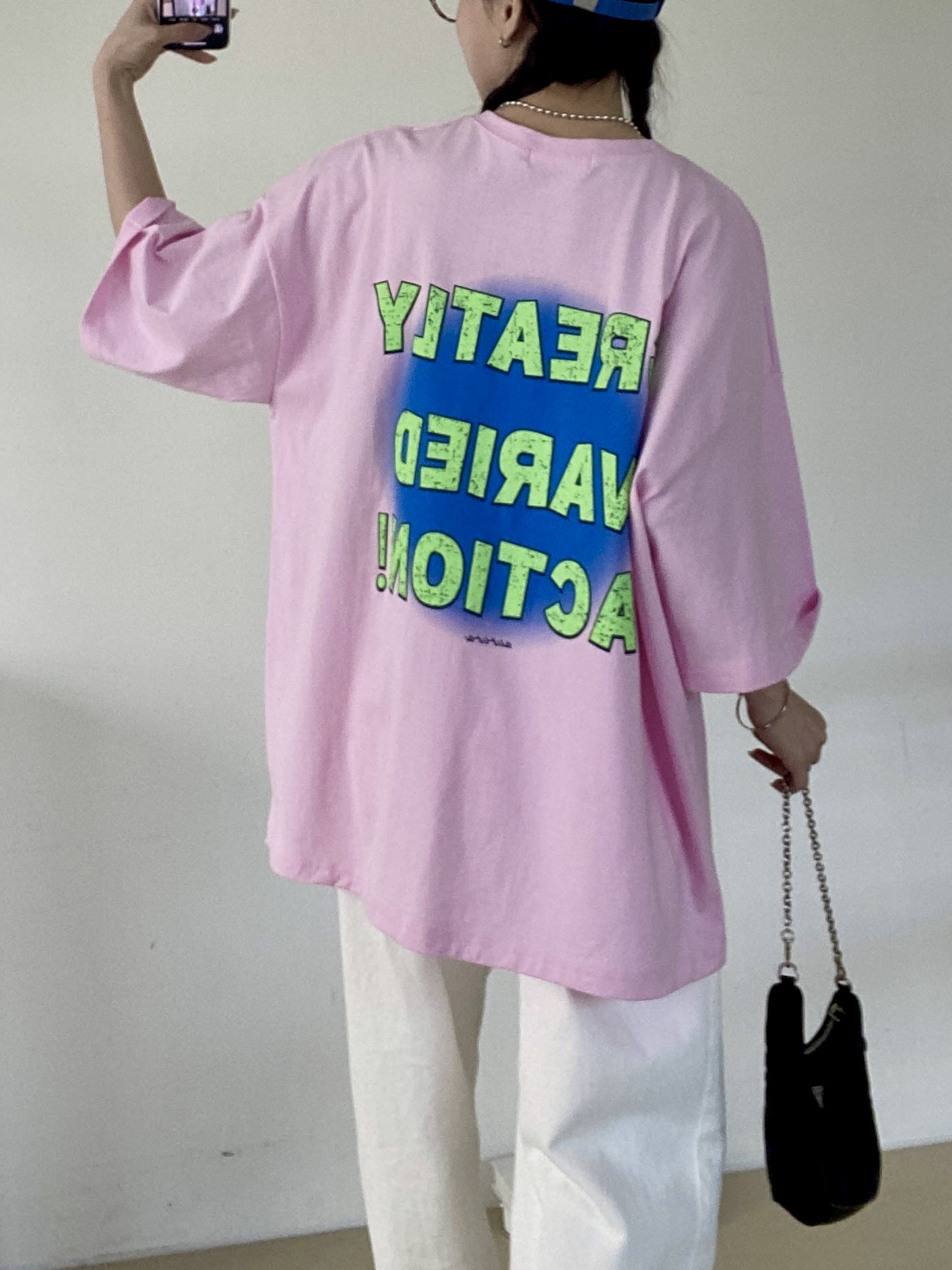 ルーズ半袖プリントTシャツ | 詳細画像8