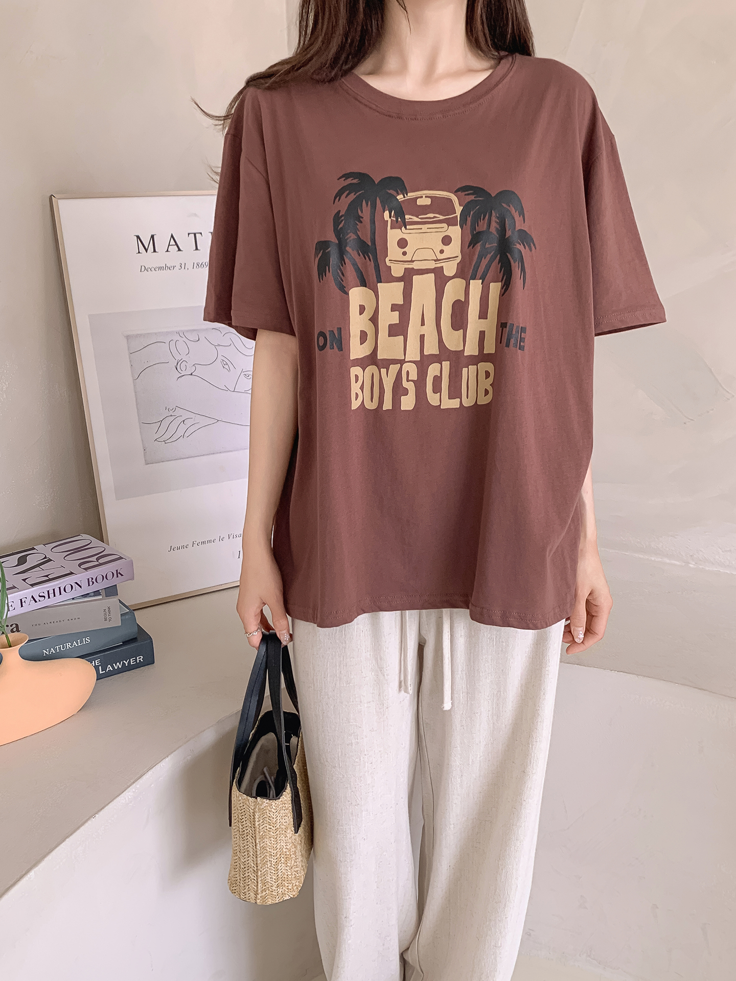 ルーズ半袖プリントTシャツ | 詳細画像4