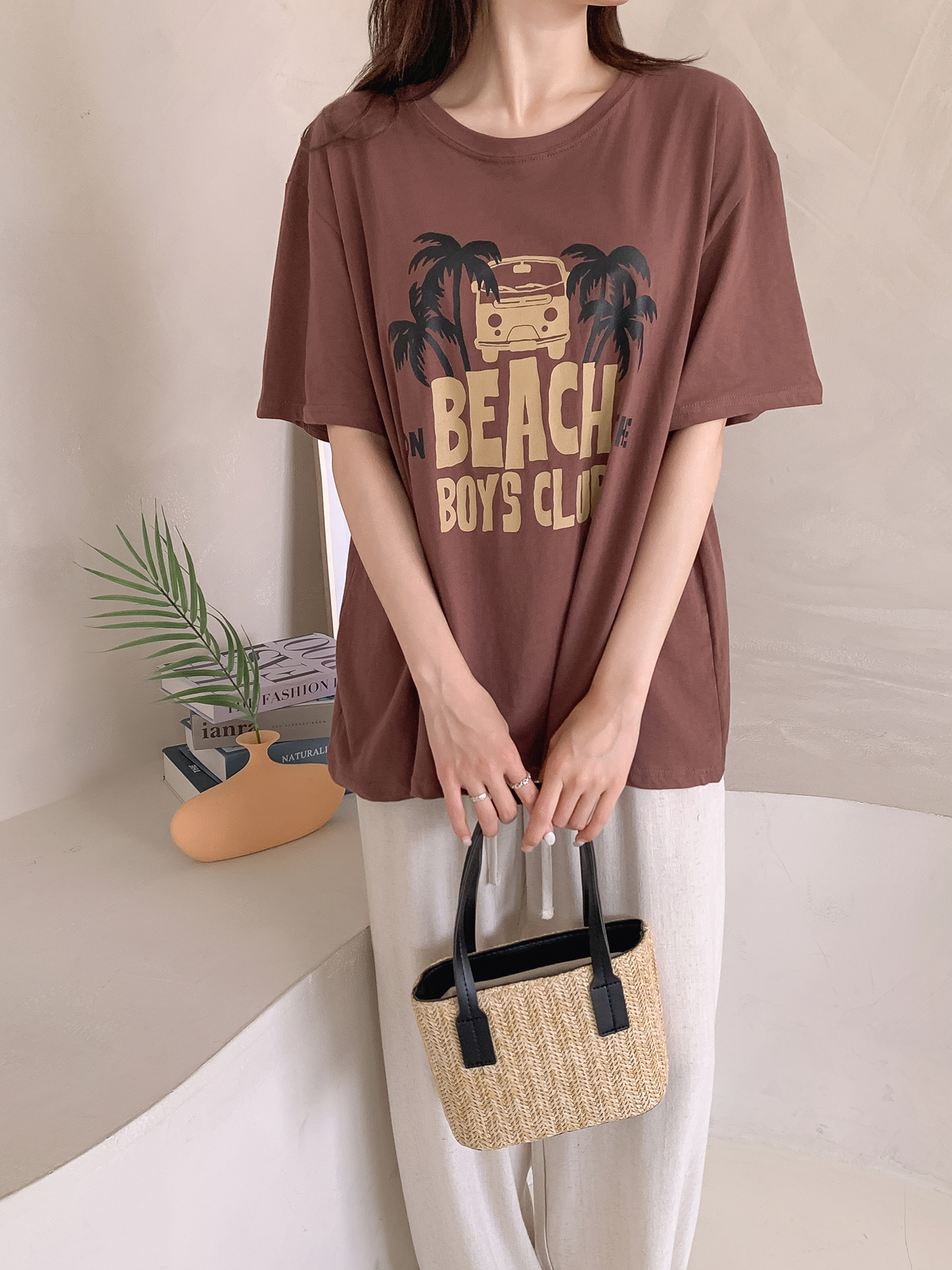 ルーズ半袖プリントTシャツ | 詳細画像6