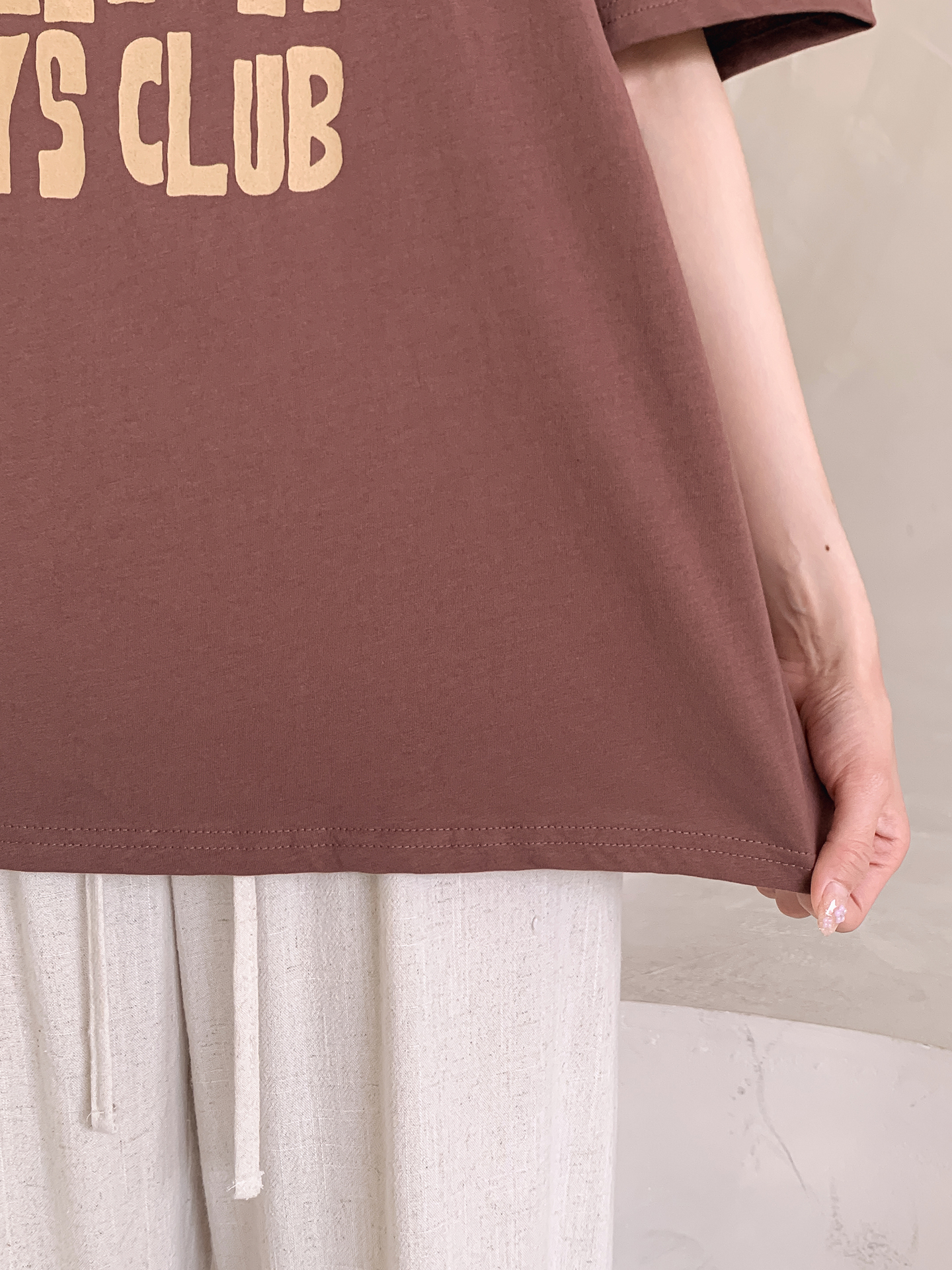 ルーズ半袖プリントTシャツ | 詳細画像8