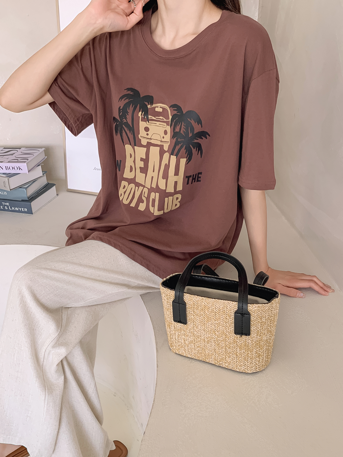 ルーズ半袖プリントTシャツ | 詳細画像10