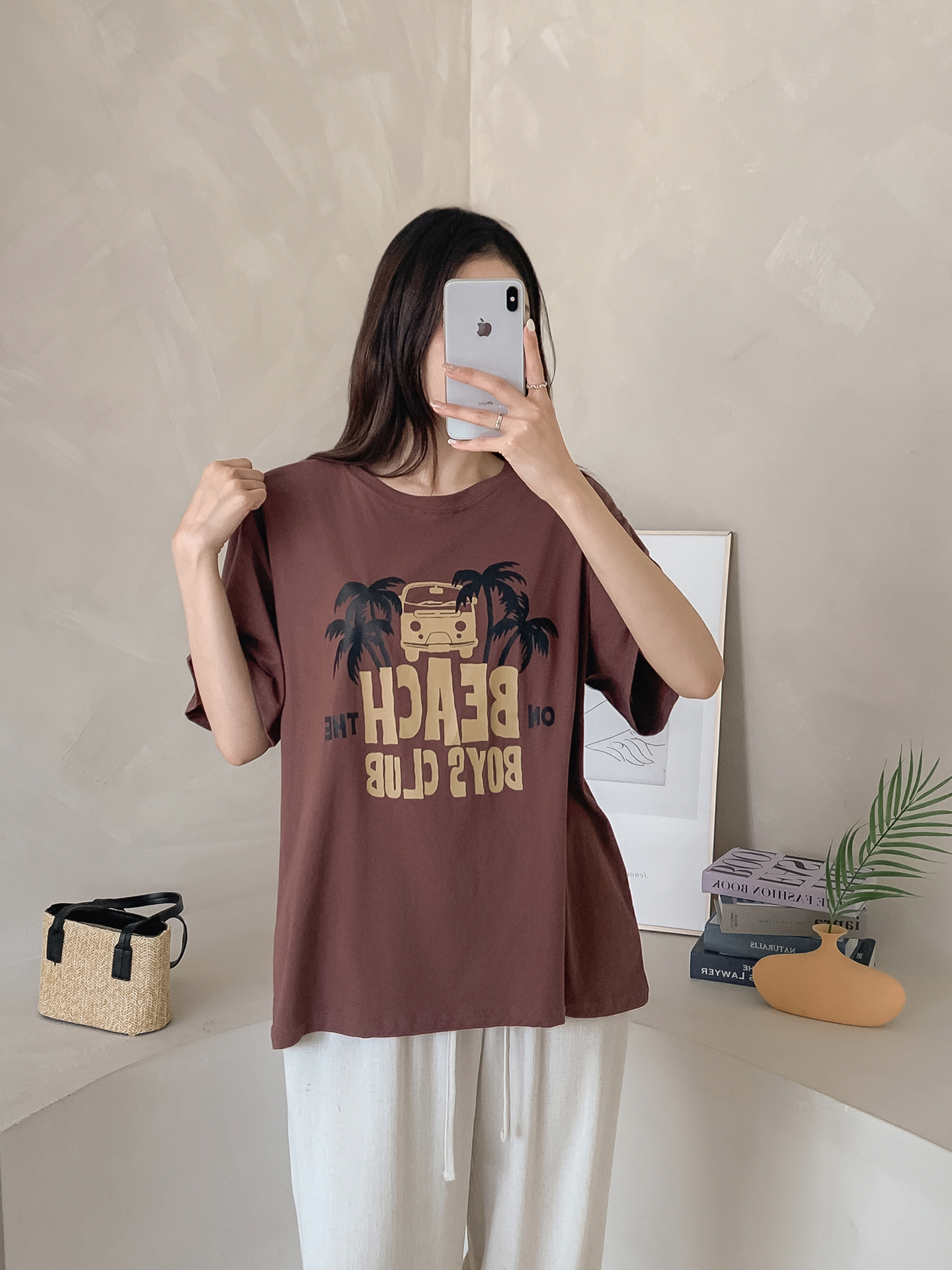 ルーズ半袖プリントTシャツ | 詳細画像12