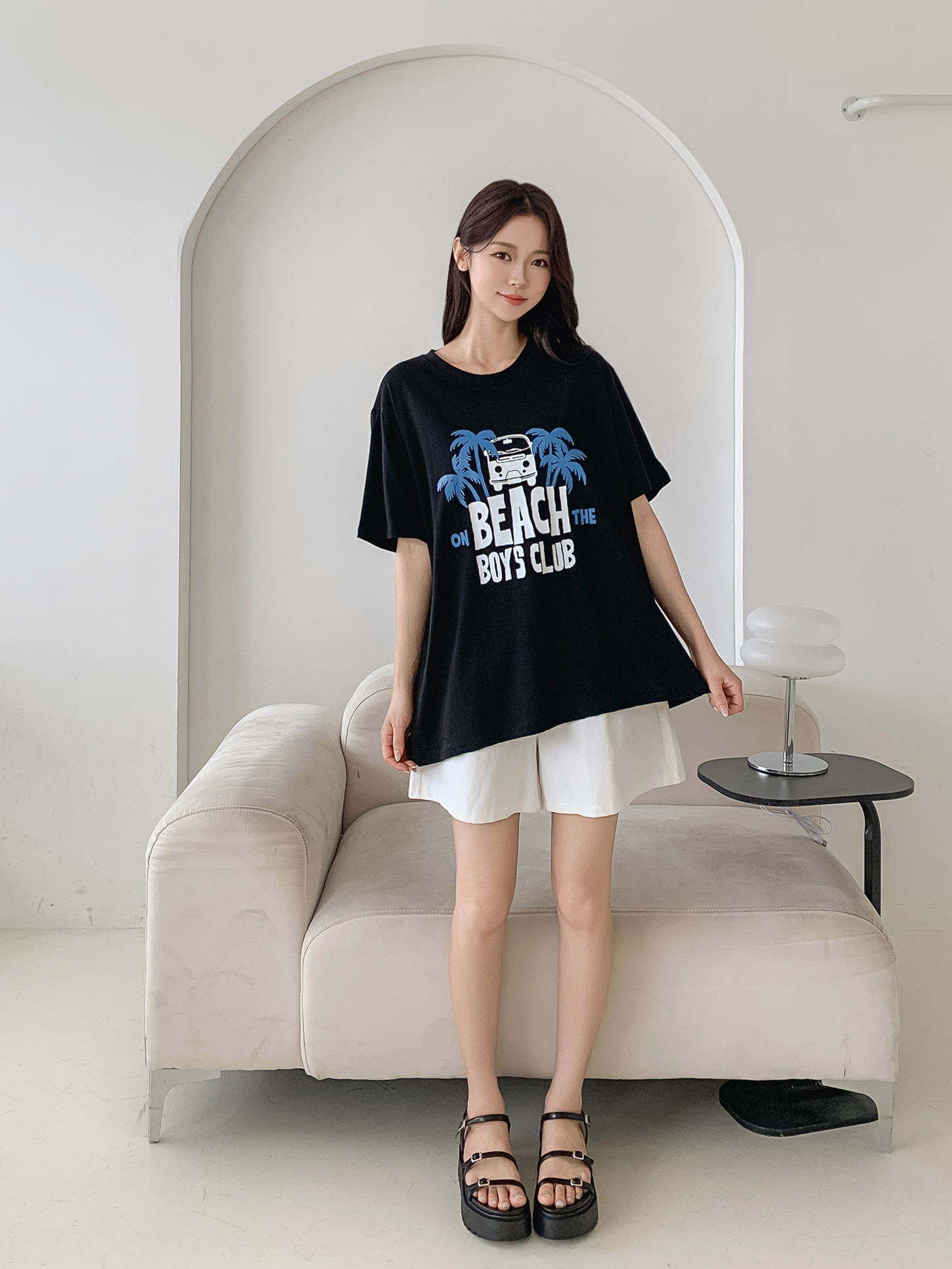 ルーズ半袖プリントTシャツ | 詳細画像13