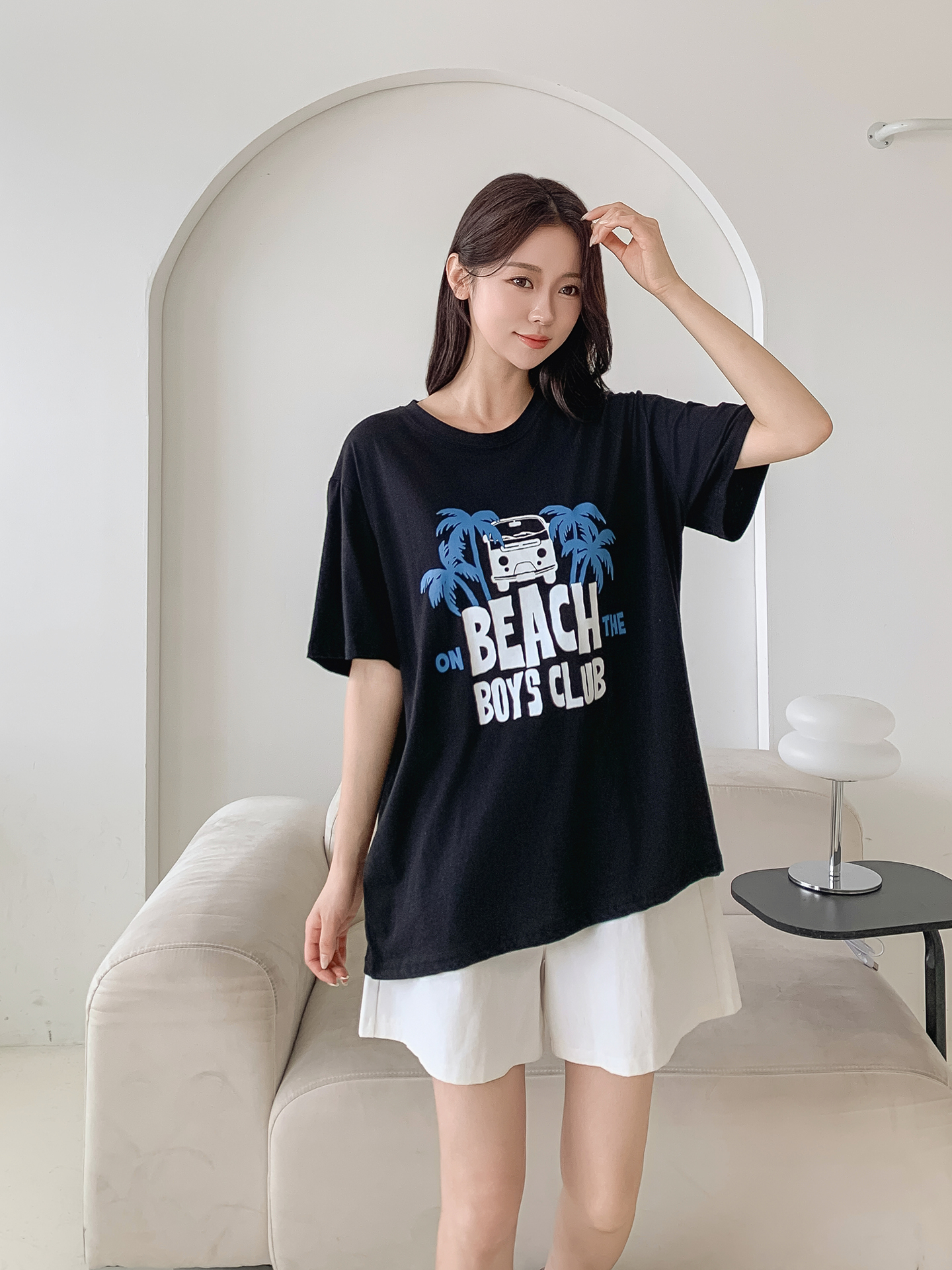 ルーズ半袖プリントTシャツ | 詳細画像14