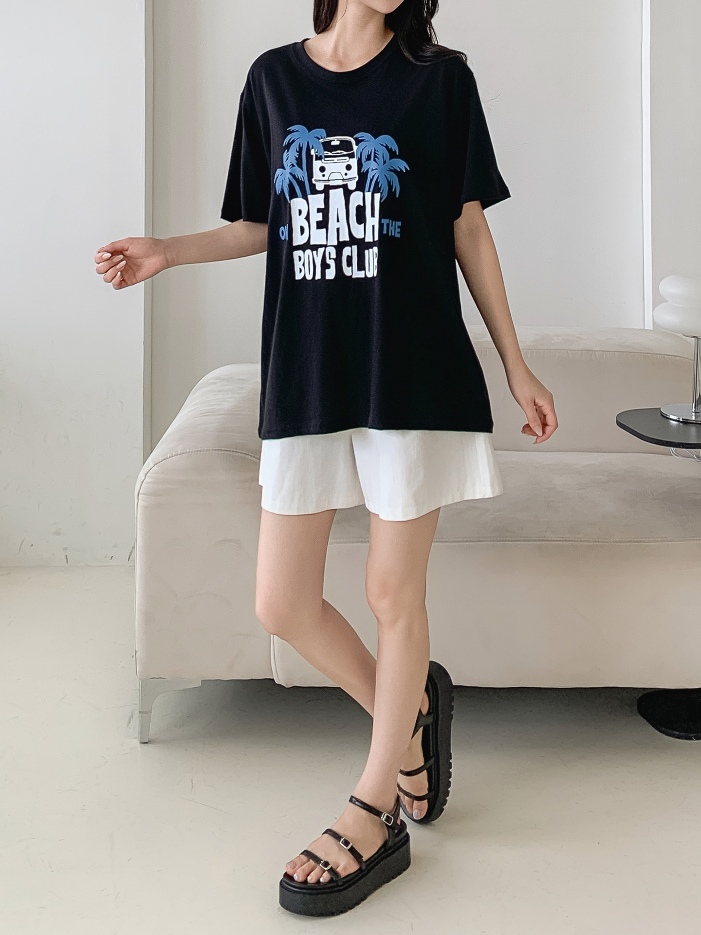 ルーズ半袖プリントTシャツ | 詳細画像15