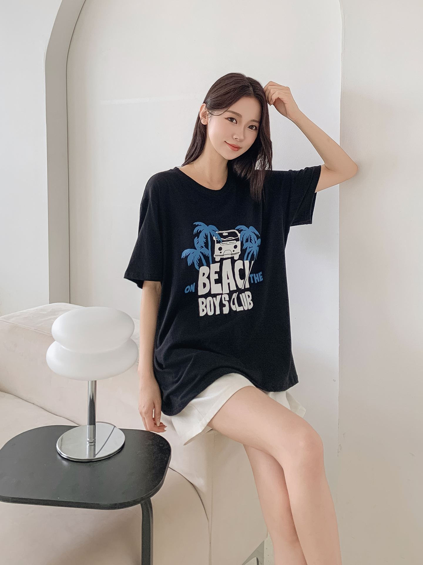 ルーズ半袖プリントTシャツ | 詳細画像18