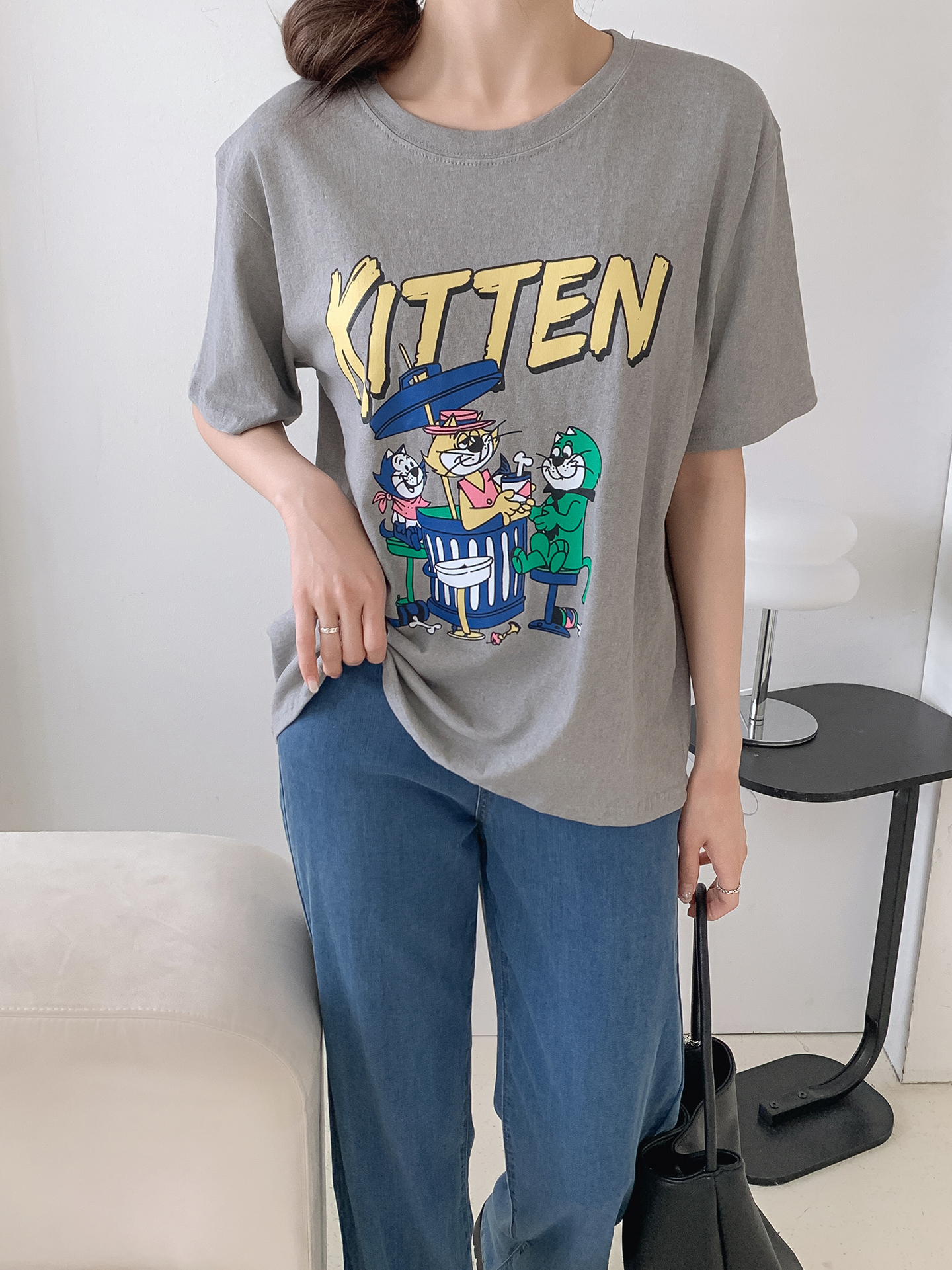 半袖プリント夏Tシャツ | 詳細画像6