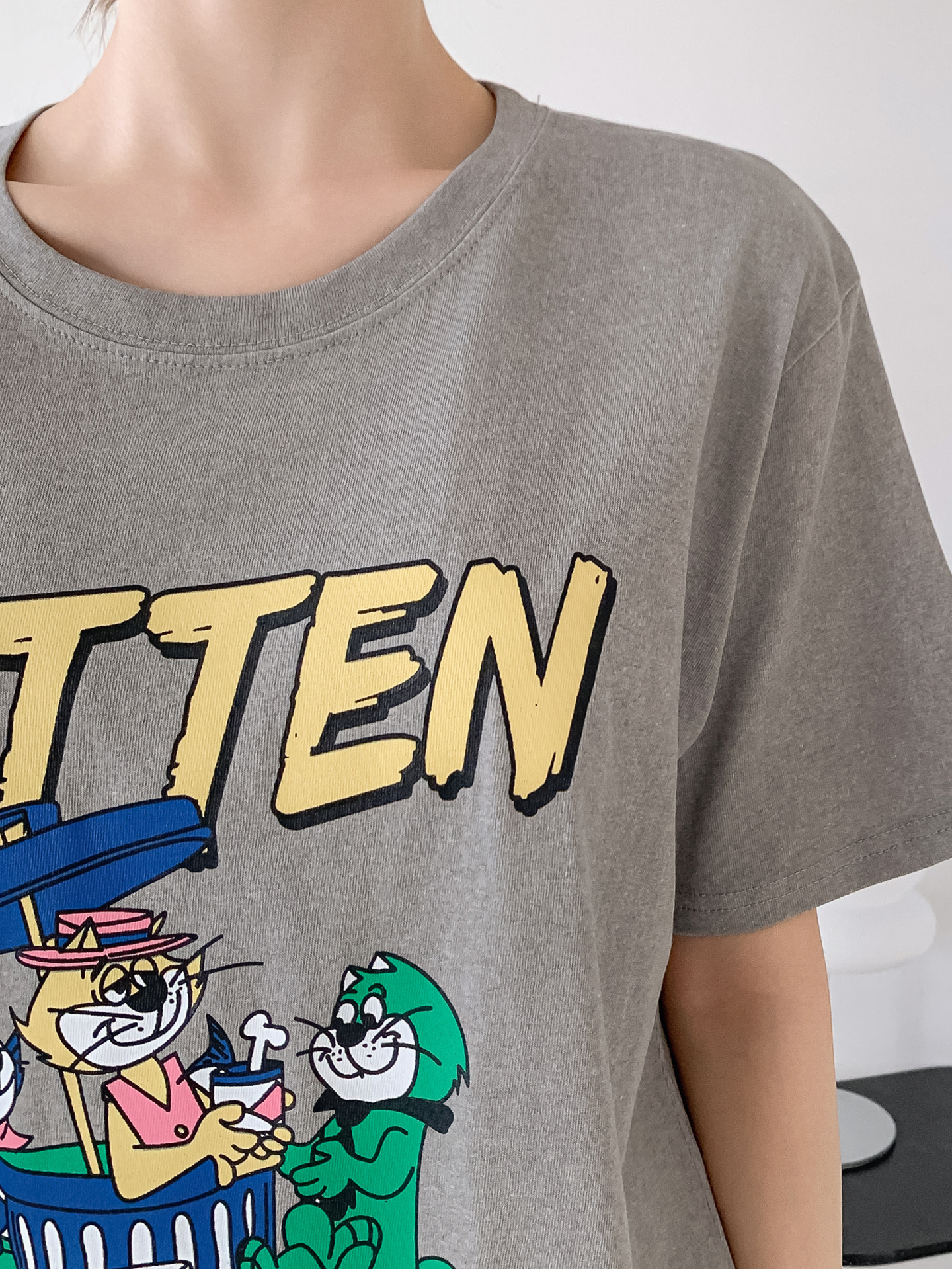 半袖プリント夏Tシャツ | 詳細画像8