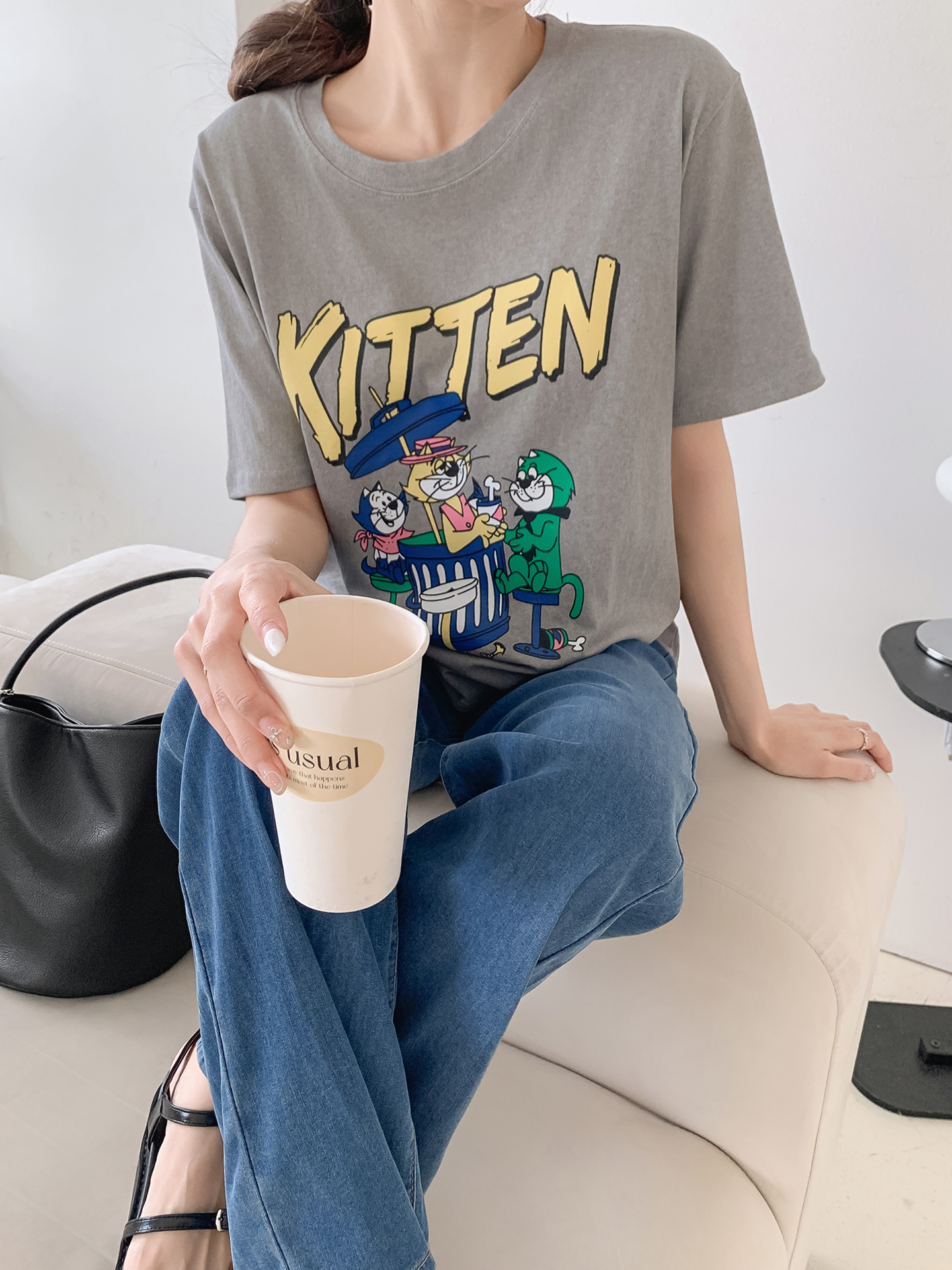 半袖プリント夏Tシャツ | 詳細画像10
