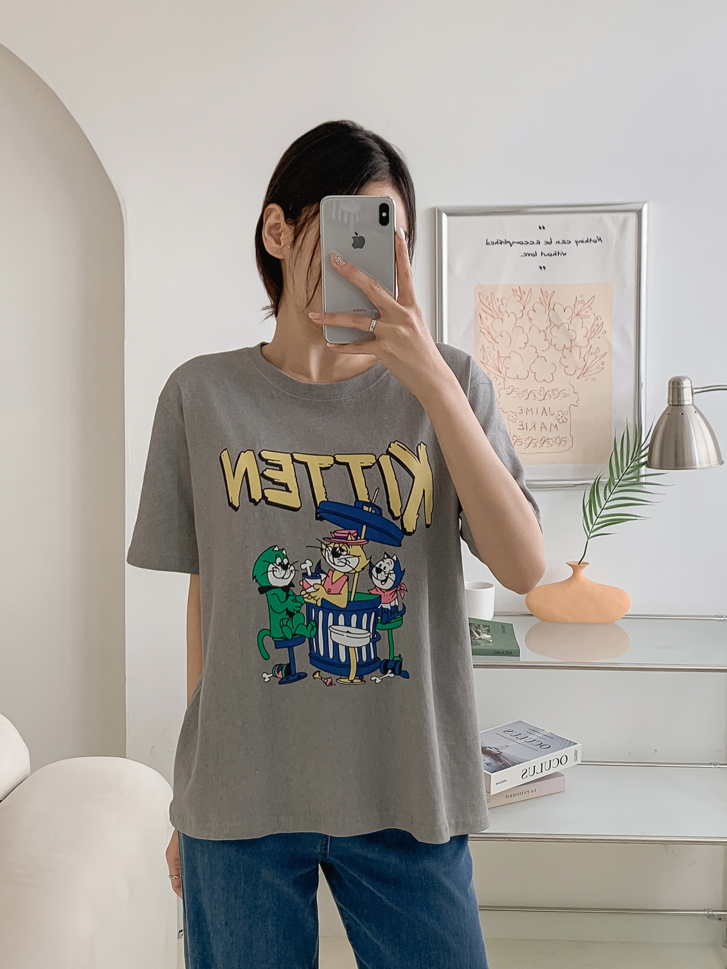 半袖プリント夏Tシャツ | 詳細画像12