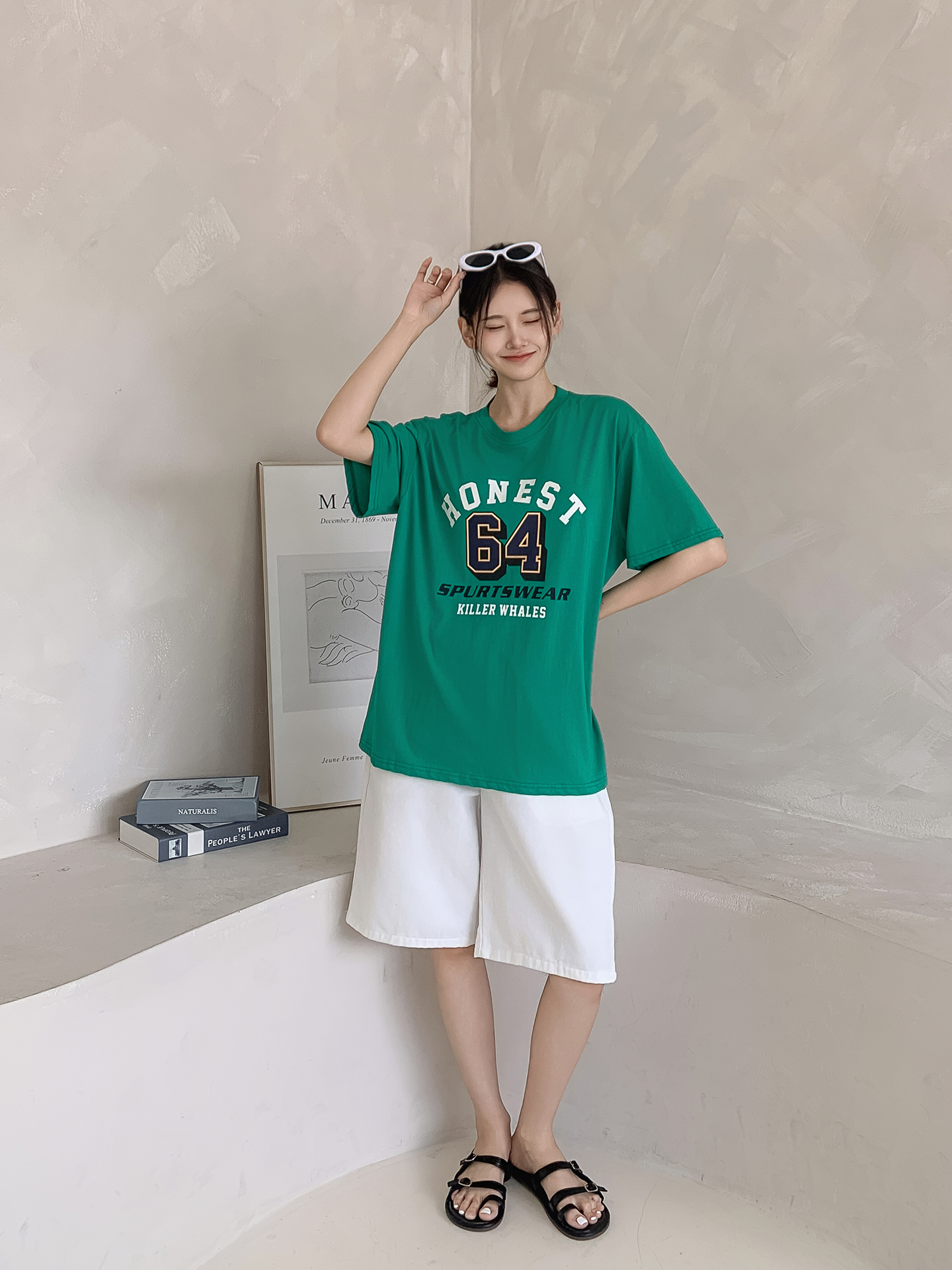 半袖プリント夏Tシャツ | 詳細画像3