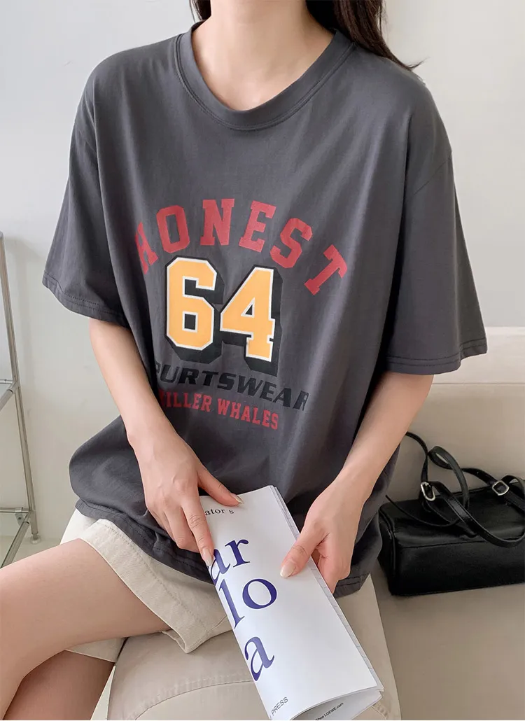 半袖プリント夏Tシャツ | 詳細画像1