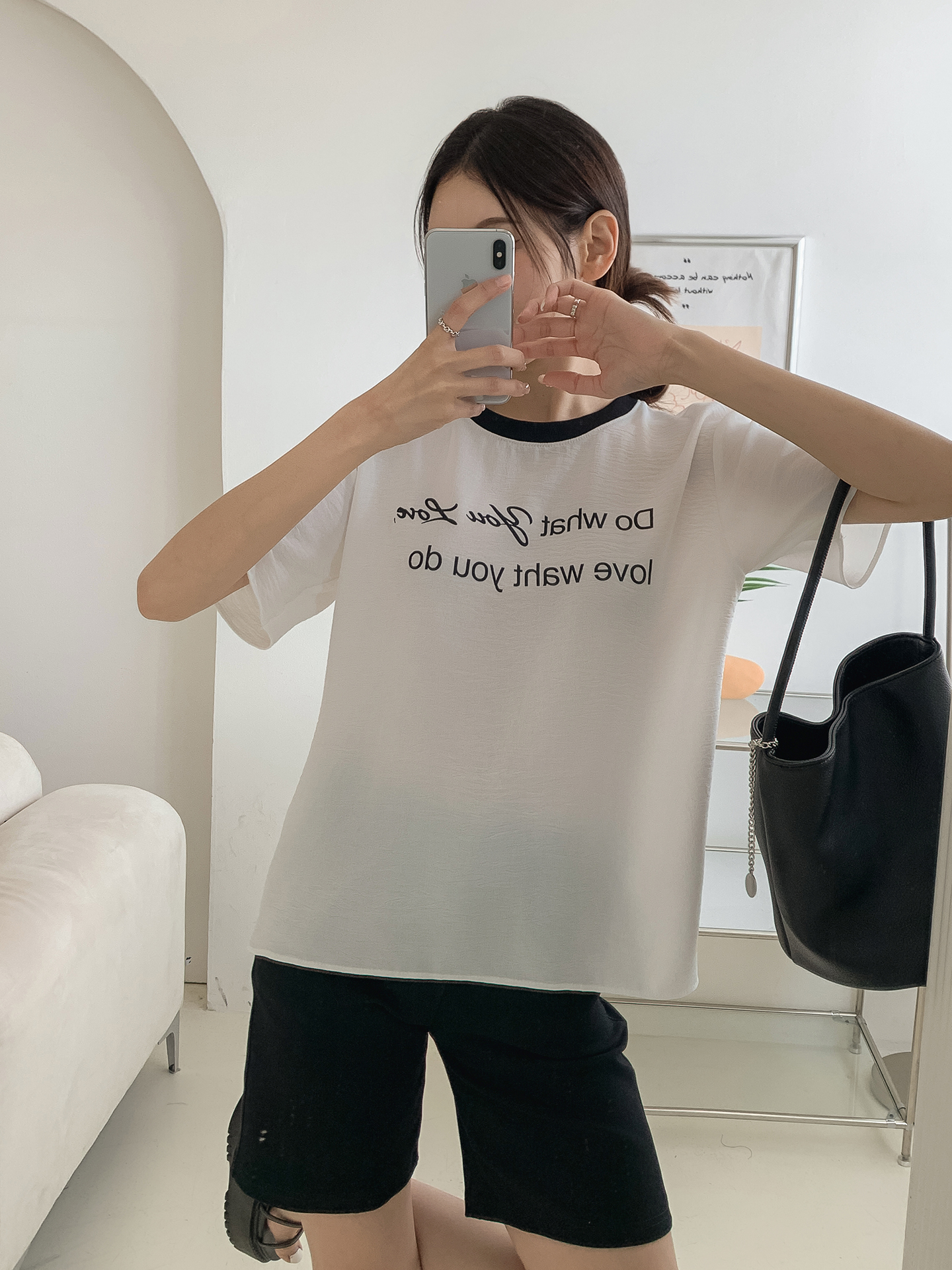 半袖レタリング配色Tシャツ | 詳細画像11