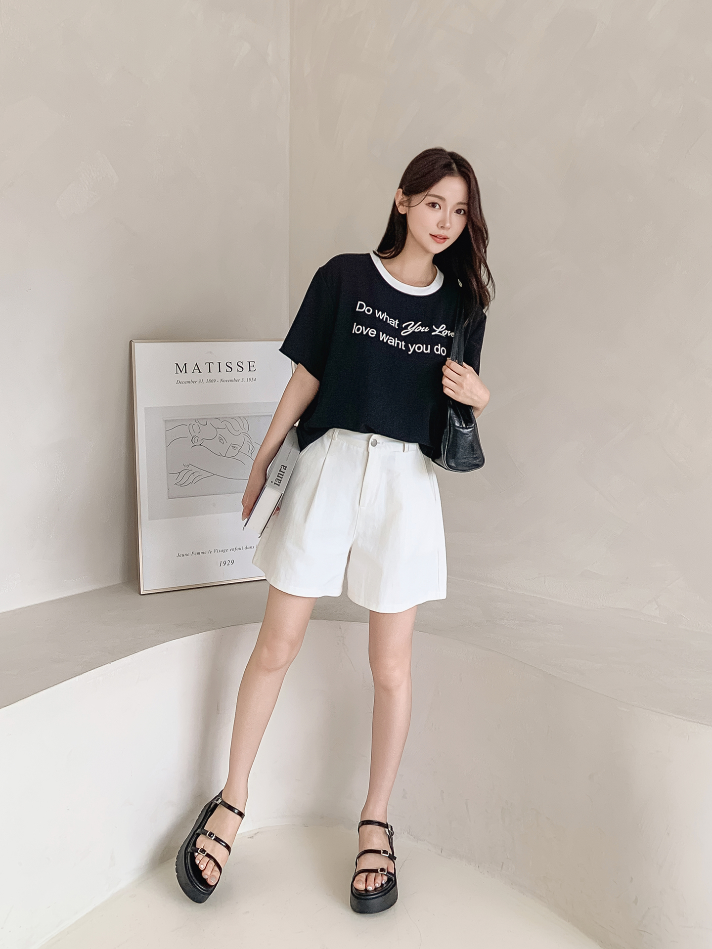 半袖レタリング配色Tシャツ | 詳細画像17