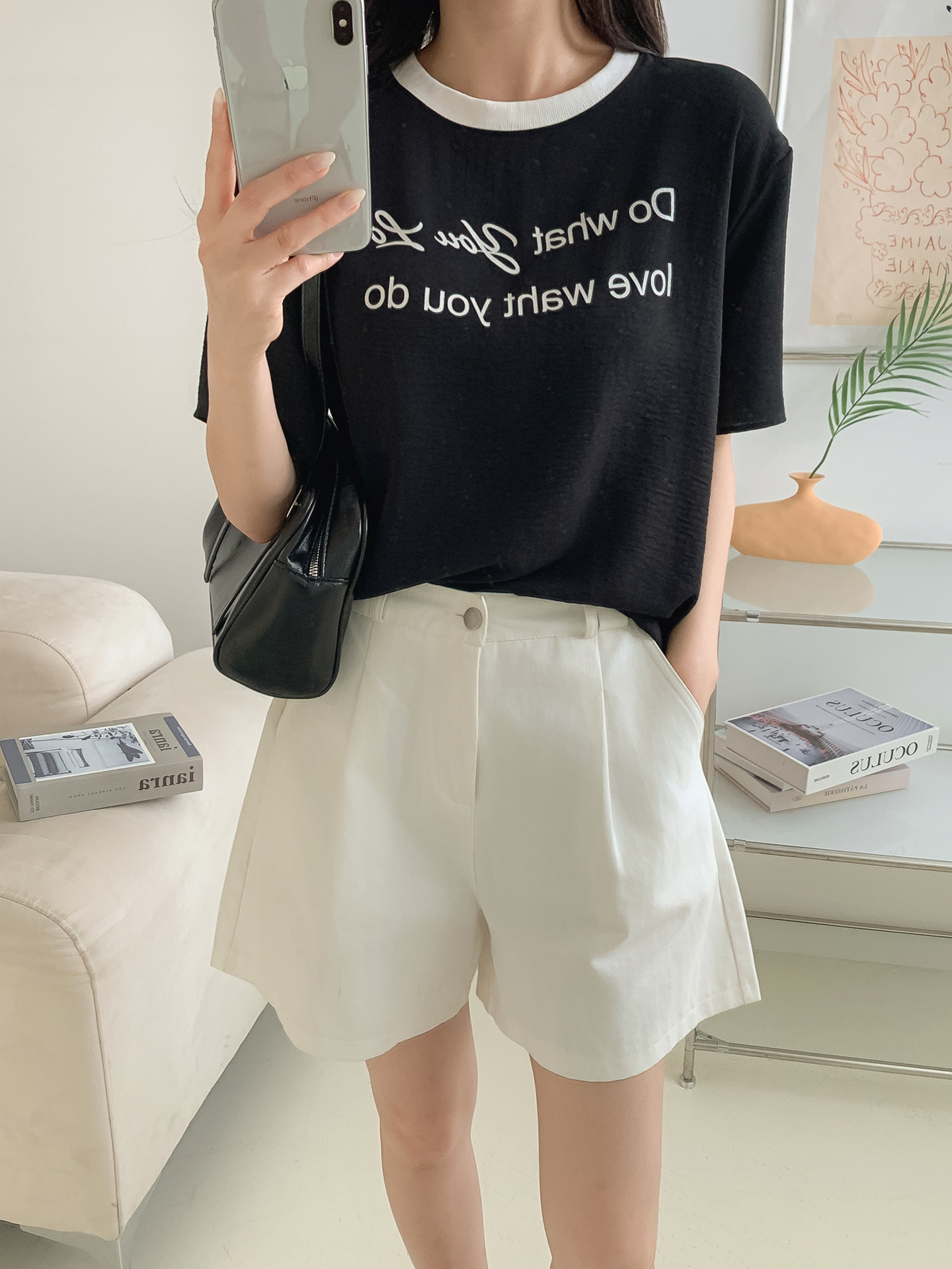 半袖レタリング配色Tシャツ | 詳細画像19