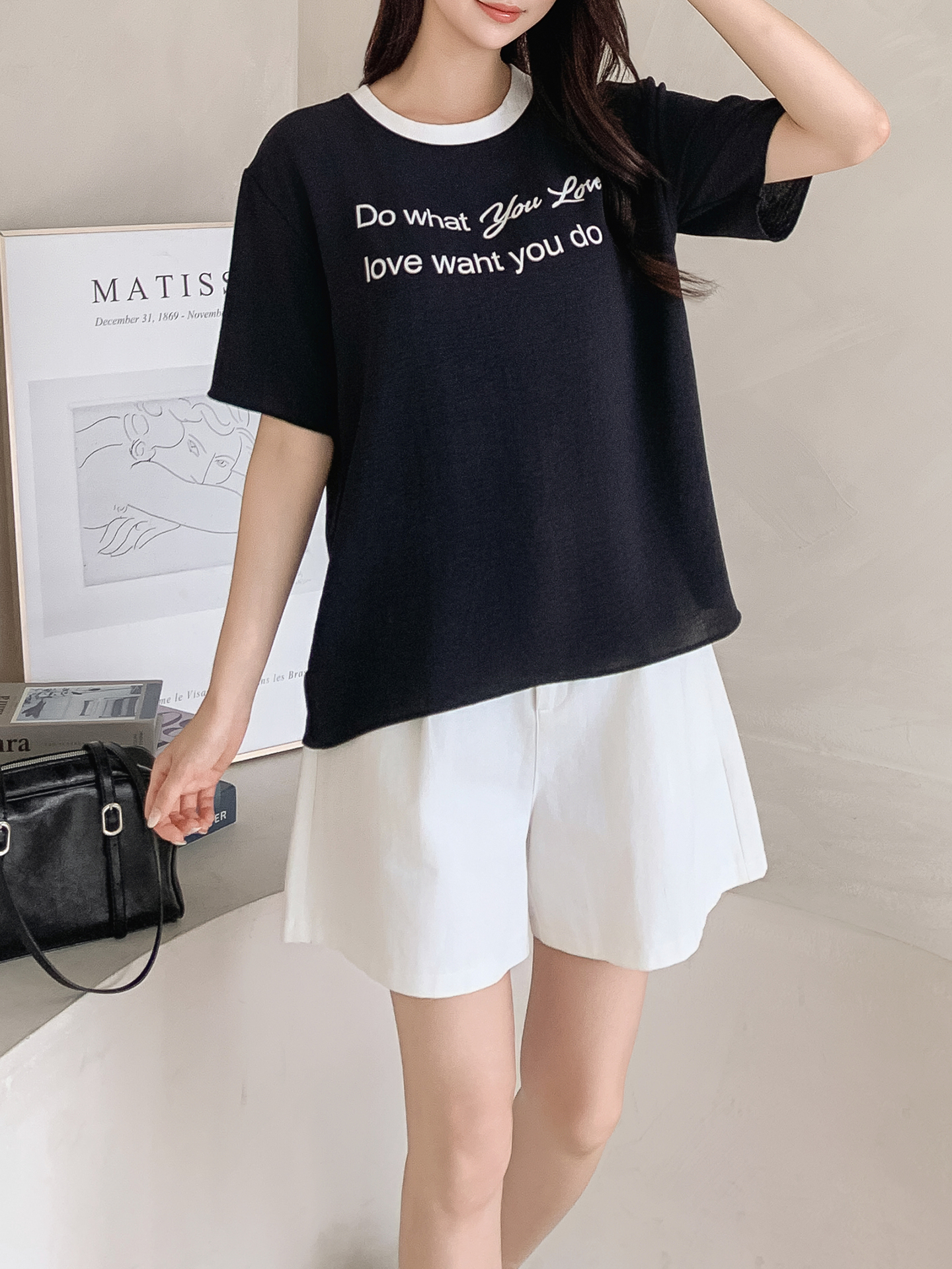 半袖レタリング配色Tシャツ | 詳細画像20