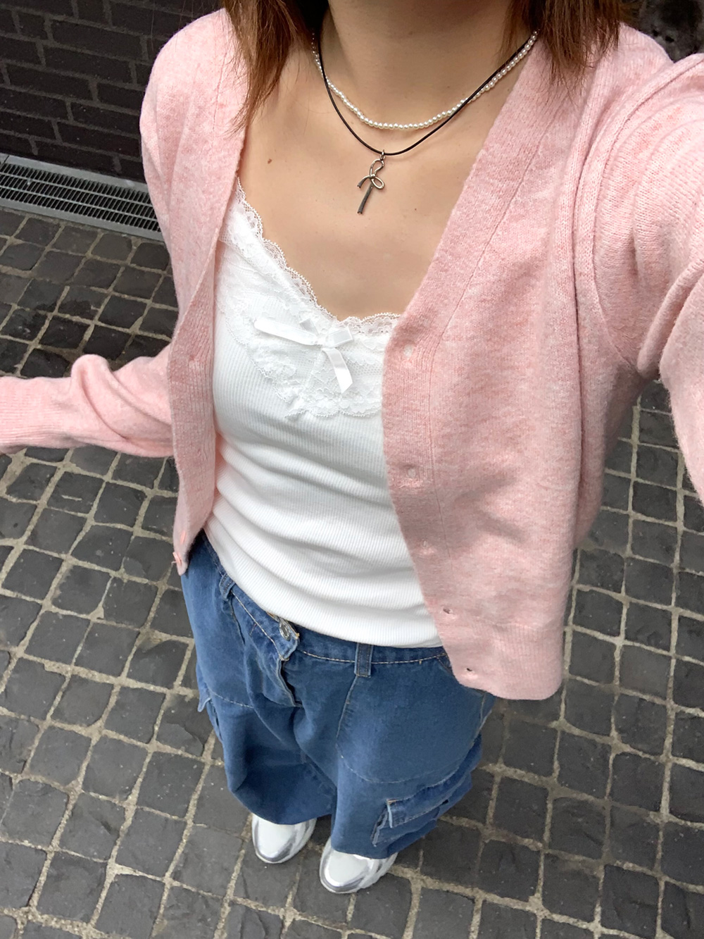 カップ付レースキャミソール | 詳細画像6