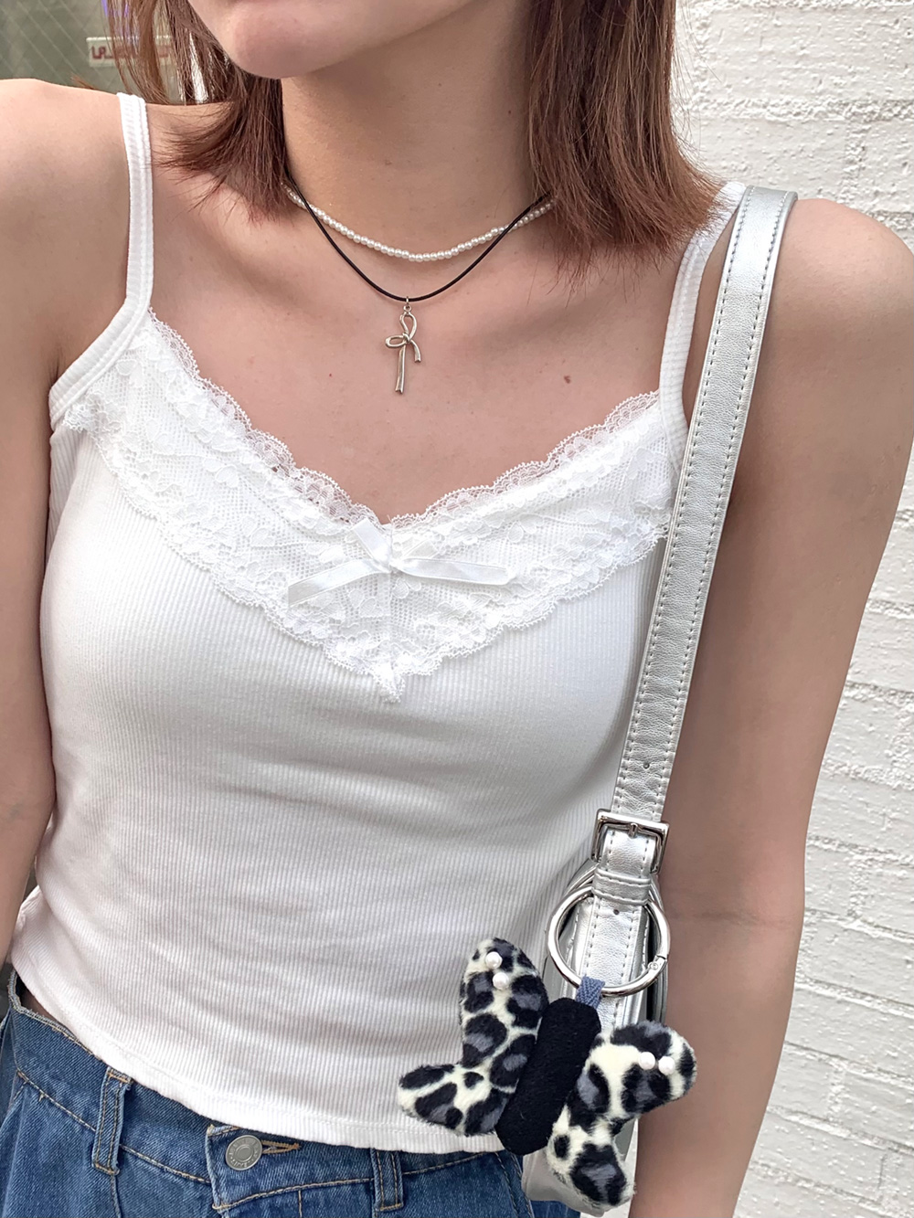 カップ付レースキャミソール | 詳細画像7