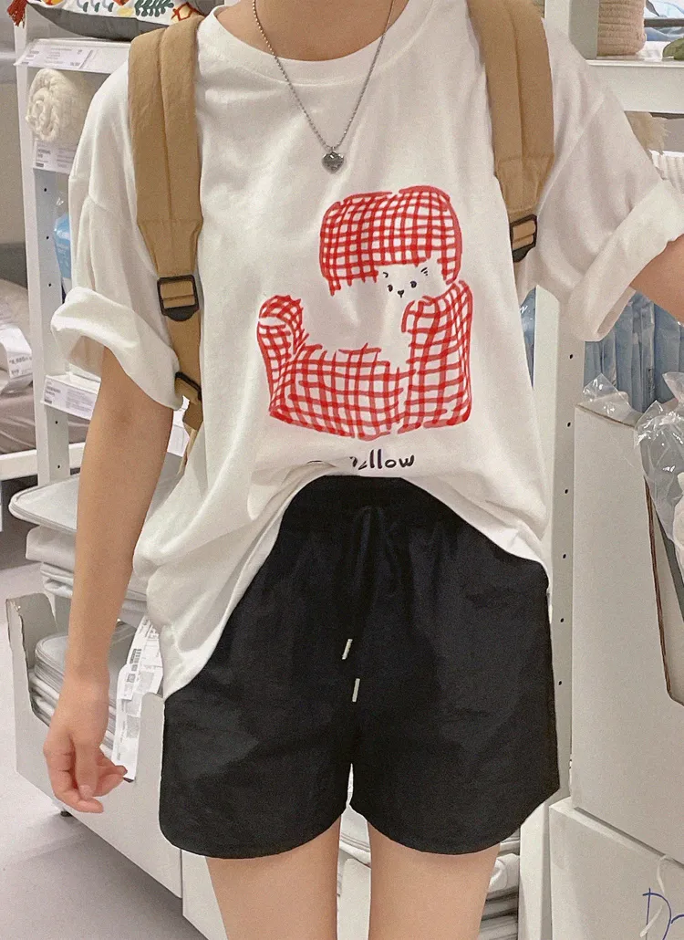 オーバーサイズプリント夏Tシャツ | naturalmind | 詳細画像1