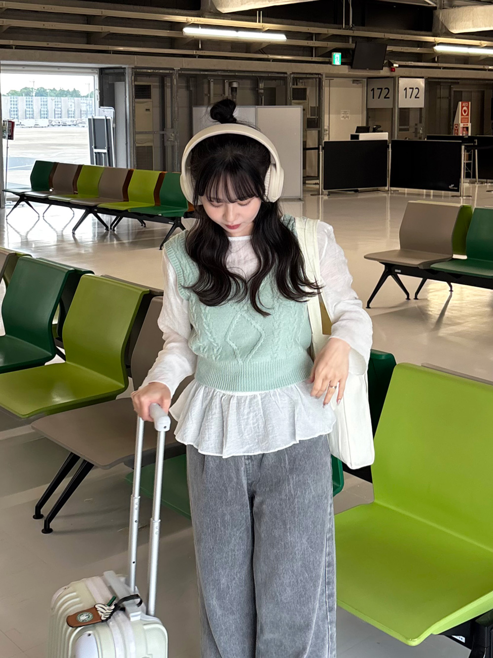 シアーリボンペプラムブラウス | 詳細画像2