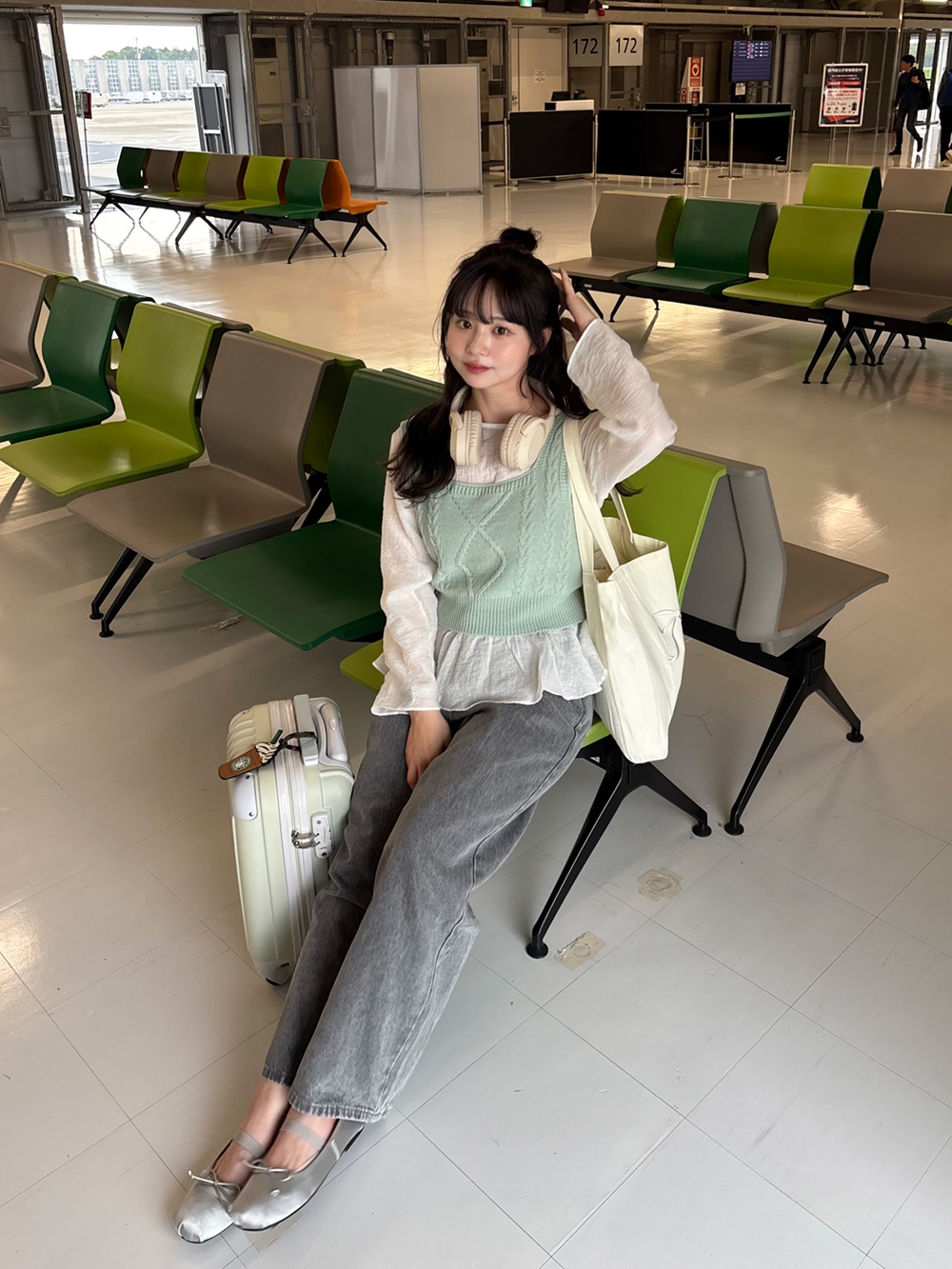 シアーリボンペプラムブラウス | 詳細画像5