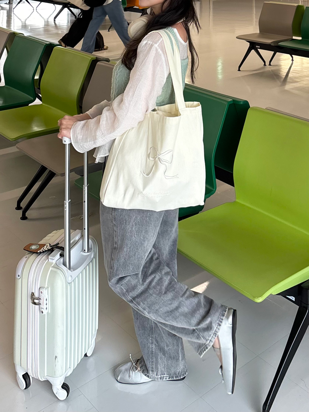 シアーリボンペプラムブラウス | 詳細画像10