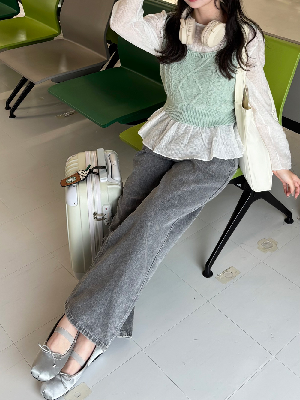 シアーリボンペプラムブラウス | 詳細画像15