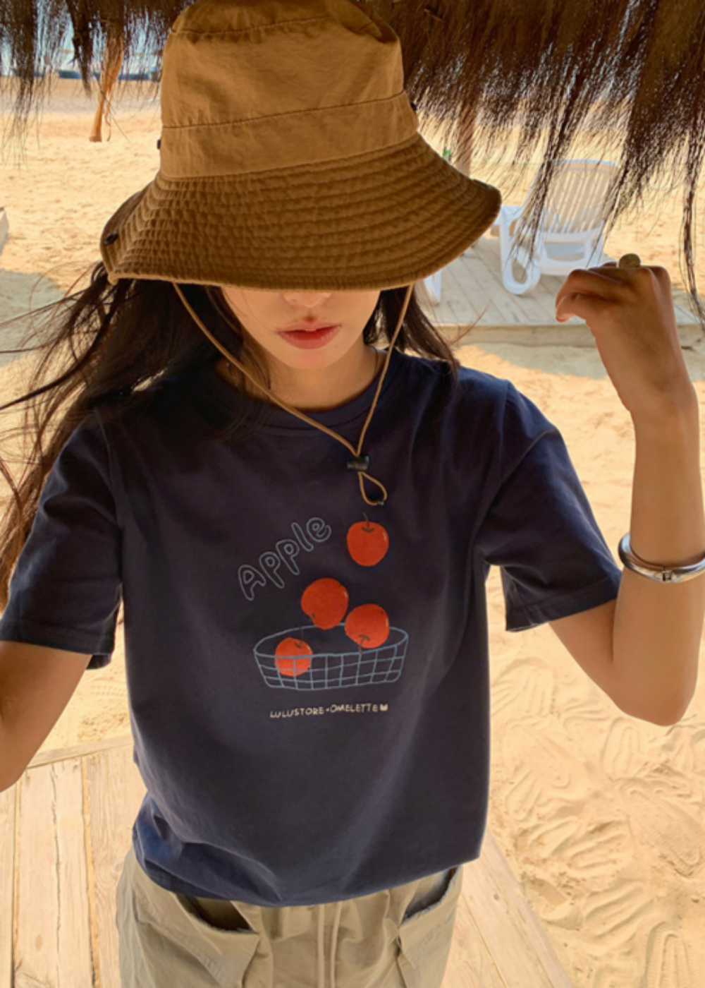 ラウンドネック半袖プリントTシャツ | 詳細画像8