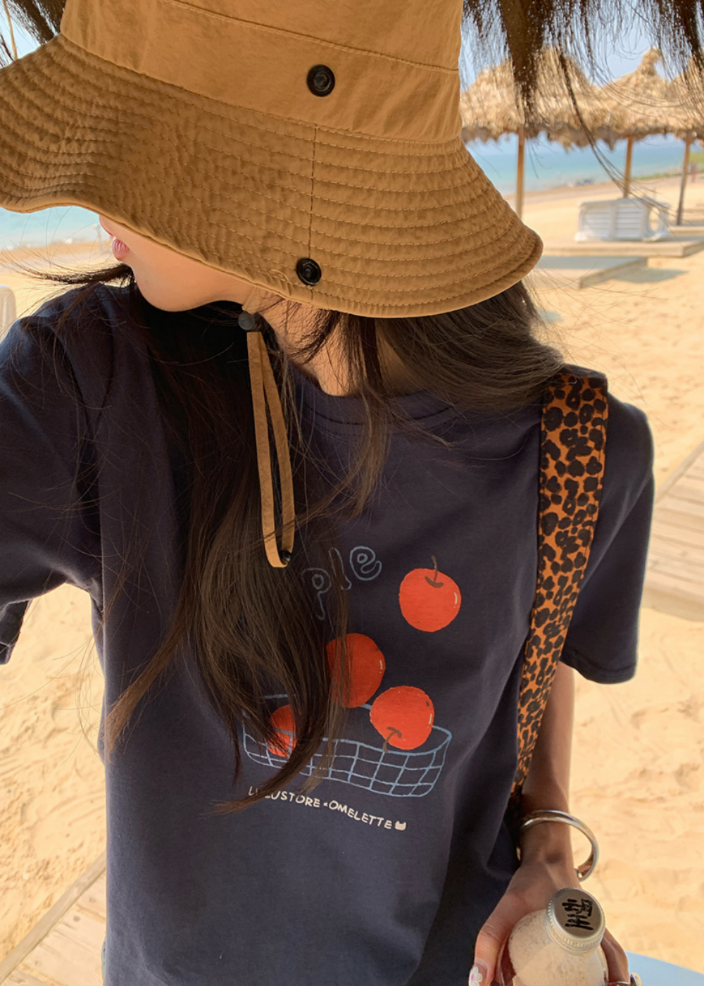 ラウンドネック半袖プリントTシャツ | 詳細画像9