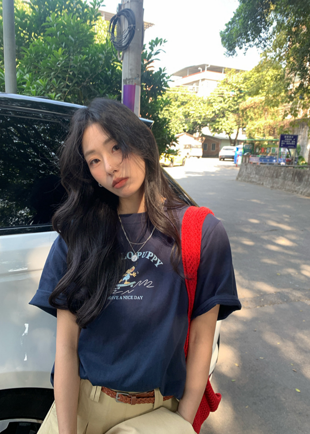 ラウンドネック半袖プリントTシャツ | 詳細画像6
