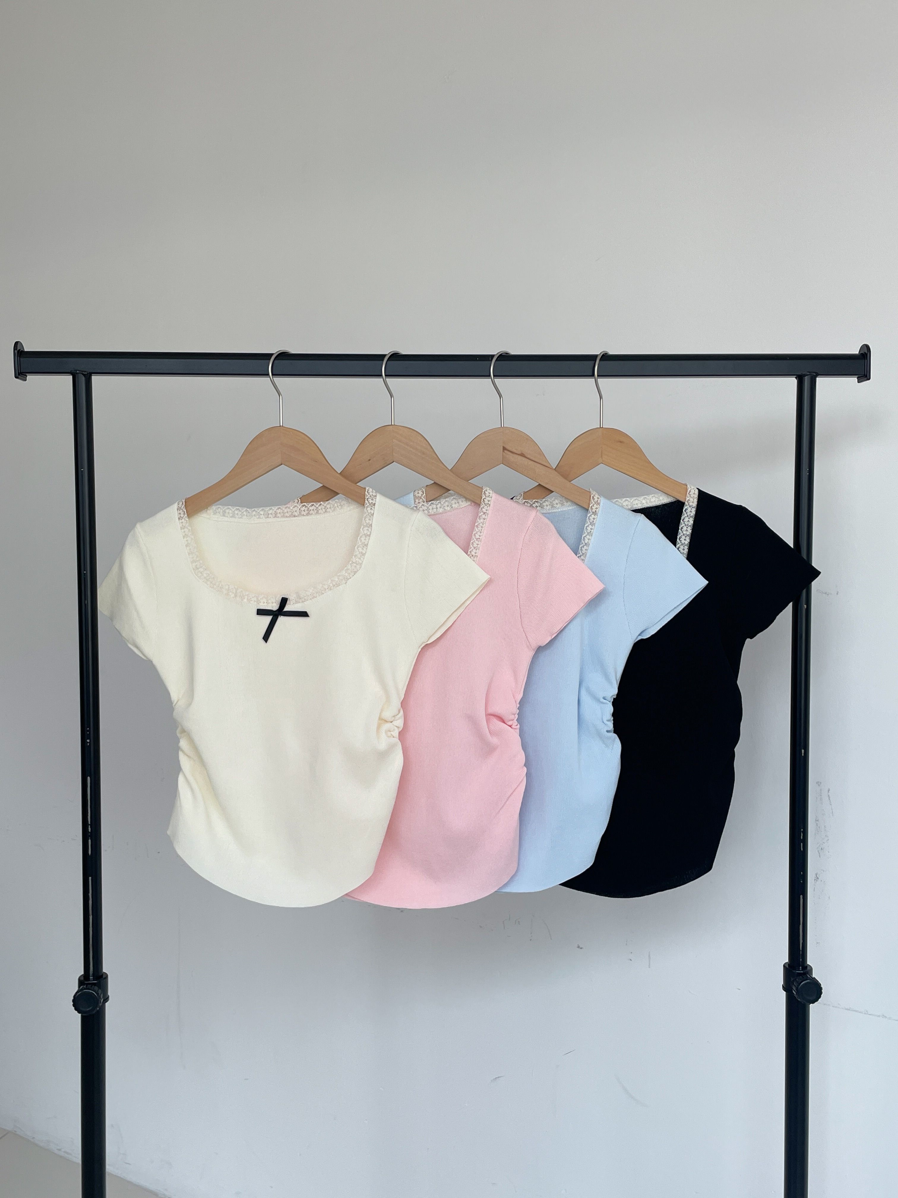 ニットスリム半袖Tシャツ | 詳細画像7
