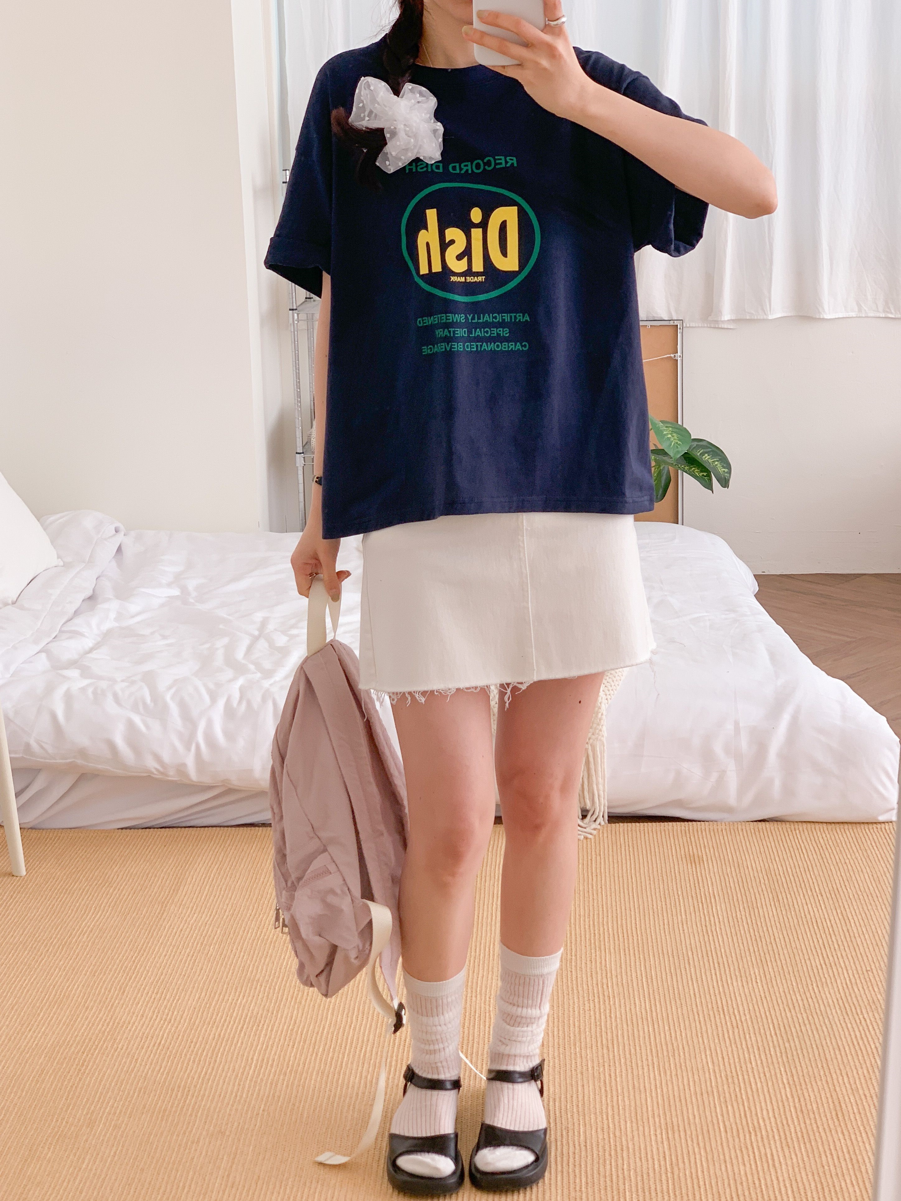 ラウンドネック半袖ロゴTシャツ | 詳細画像2