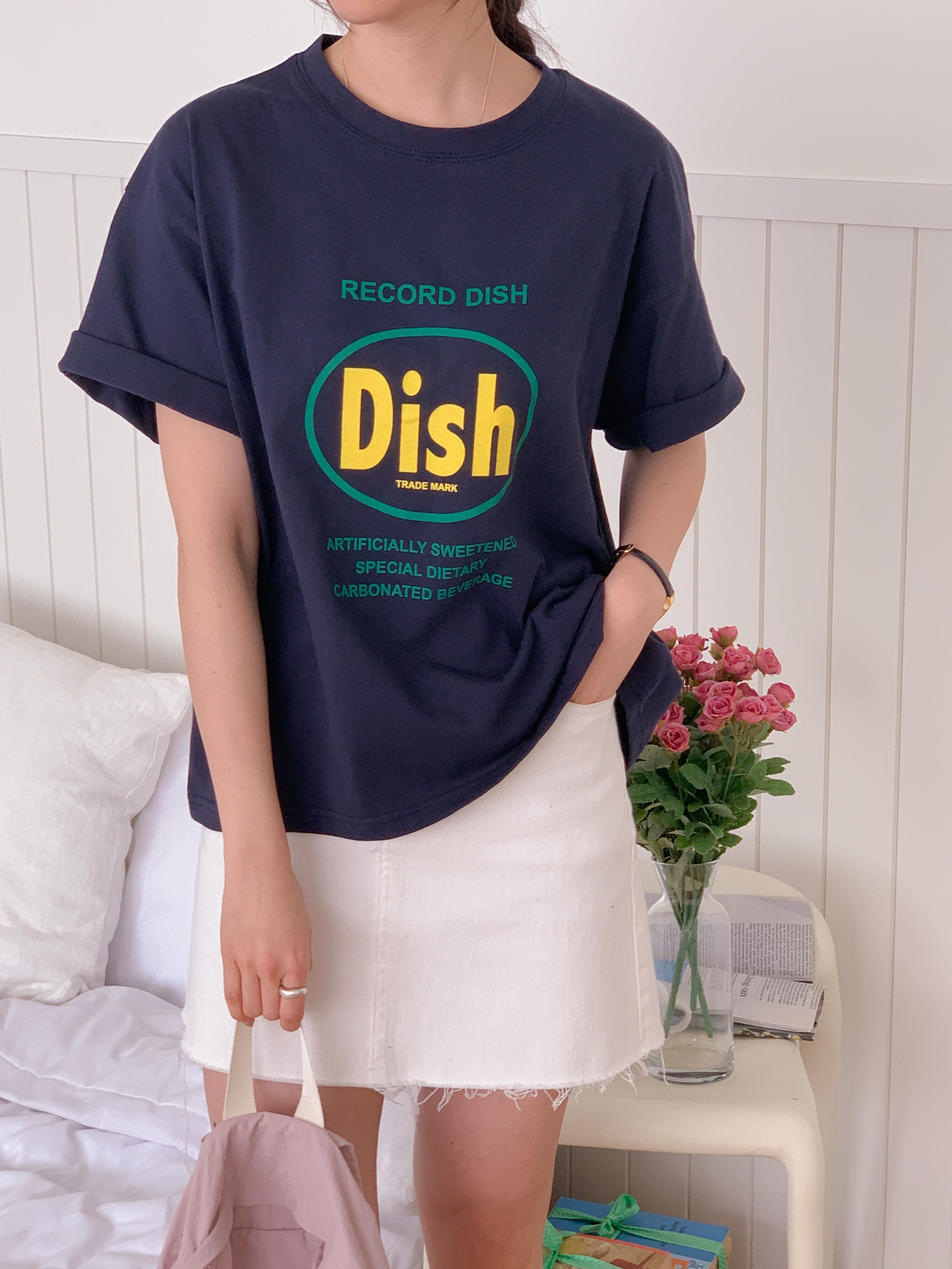 ラウンドネック半袖ロゴTシャツ | 詳細画像4