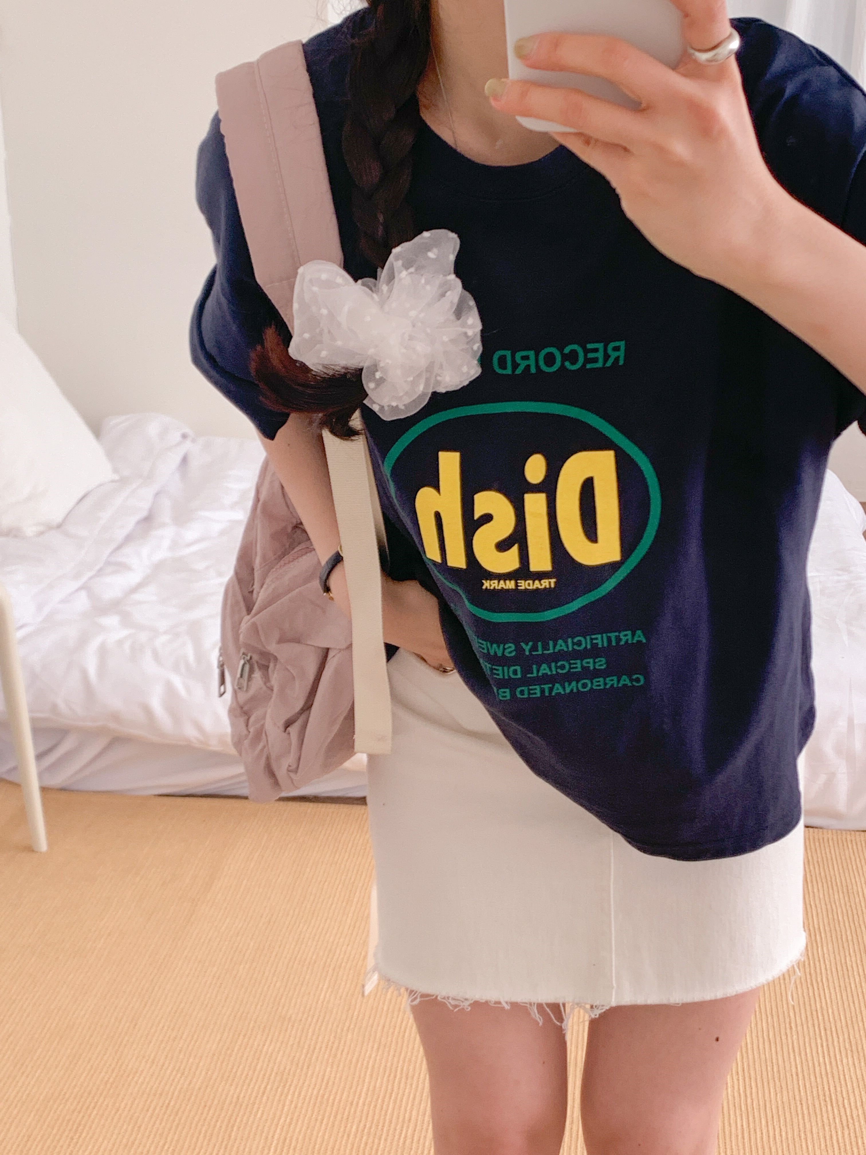 ラウンドネック半袖ロゴTシャツ | 詳細画像5