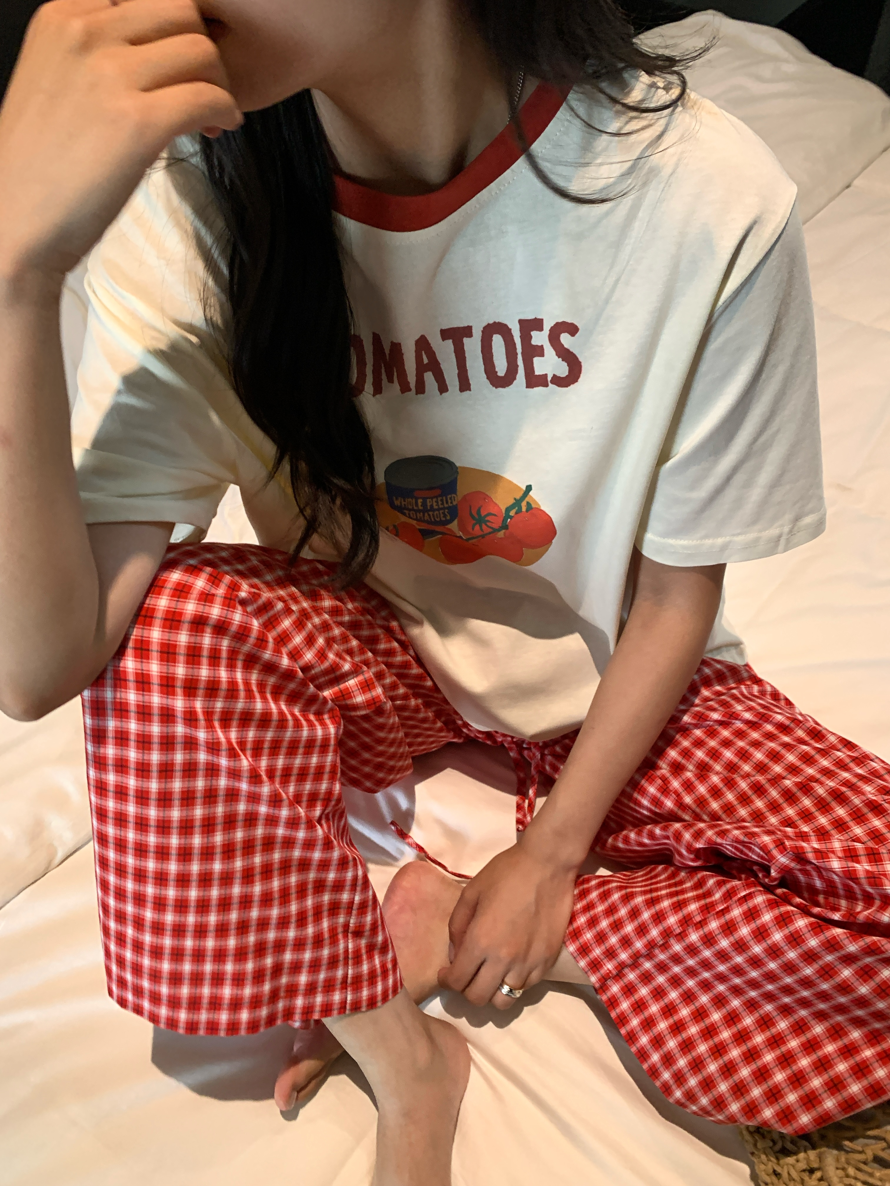 配色ルーズ半袖プリントTシャツ | 詳細画像22