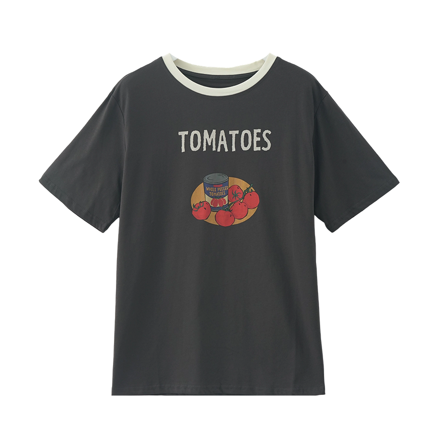 配色ルーズ半袖プリントTシャツ | 詳細画像30