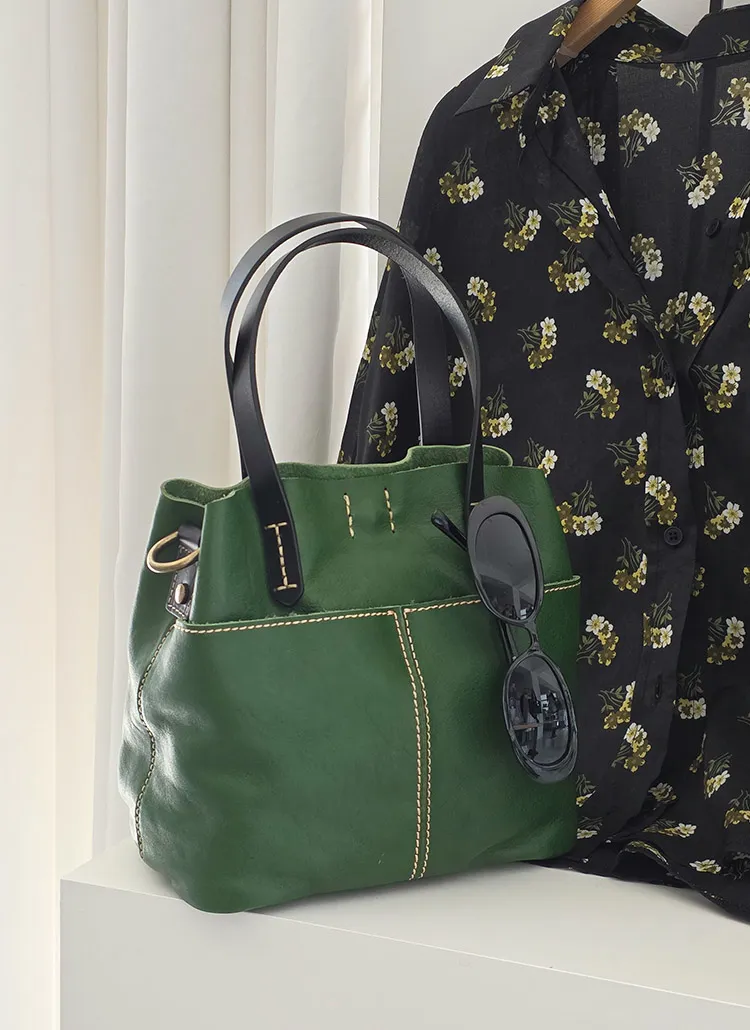 2WAYカウレザートートバッグショルダーバッグ | whosbag | 詳細画像1