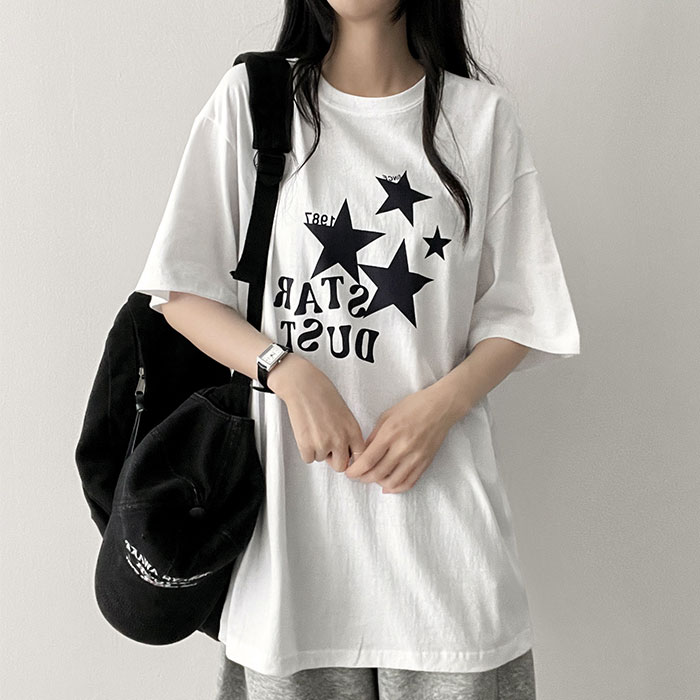 半袖オーバーサイズプリントTシャツ | レディースファッション通販