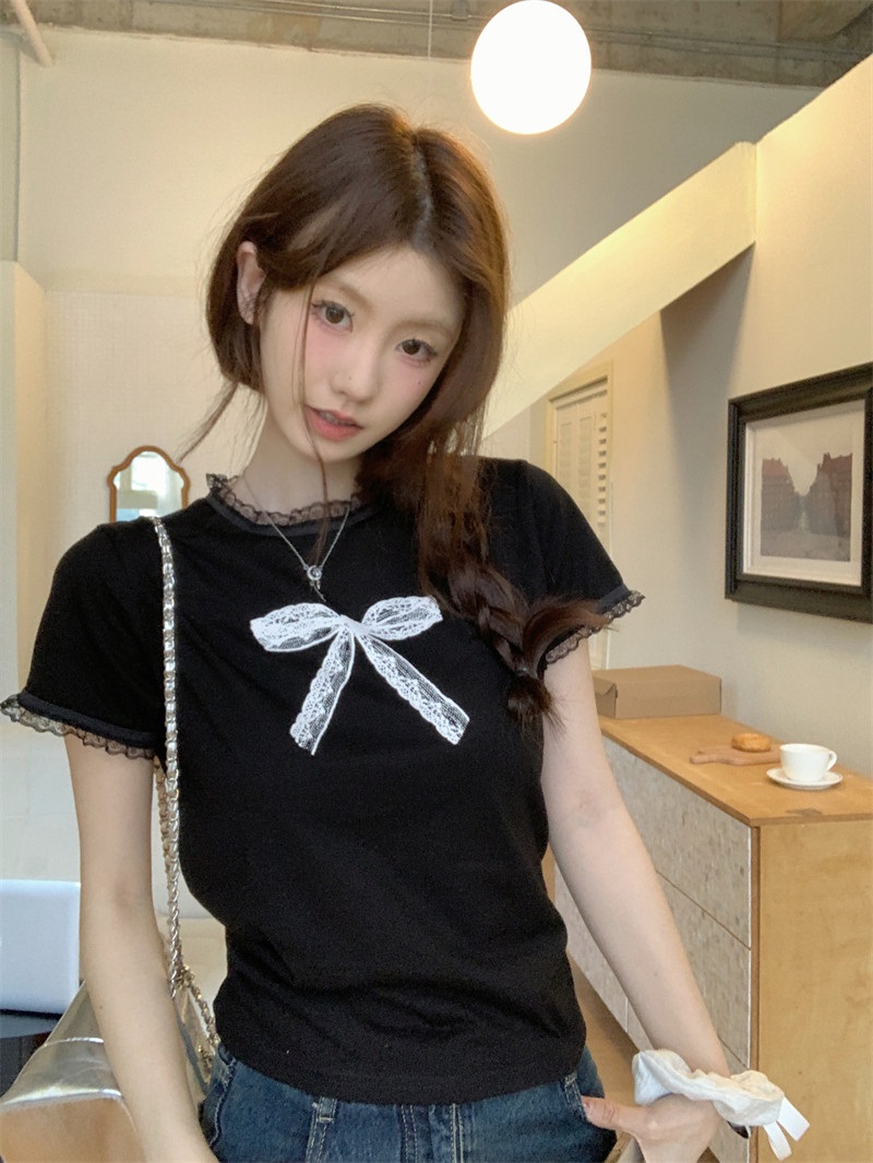 フリルプリントリボン柄Tシャツ | 詳細画像10