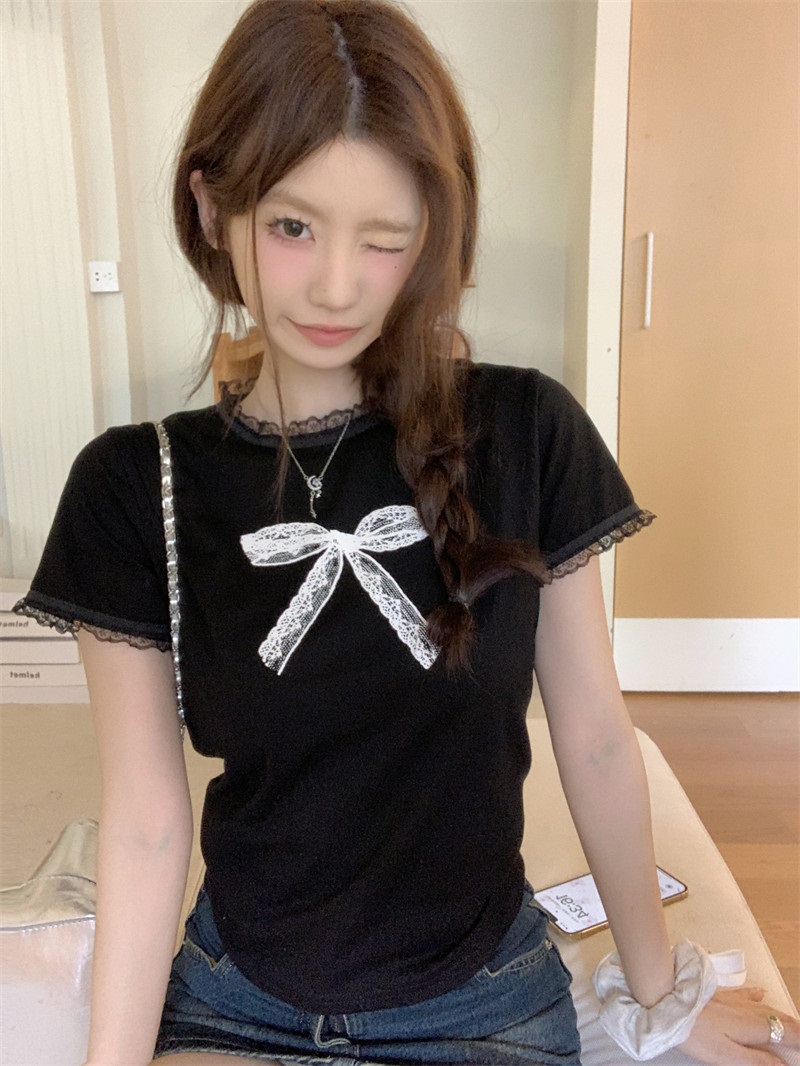 フリルプリントリボン柄Tシャツ | 詳細画像11