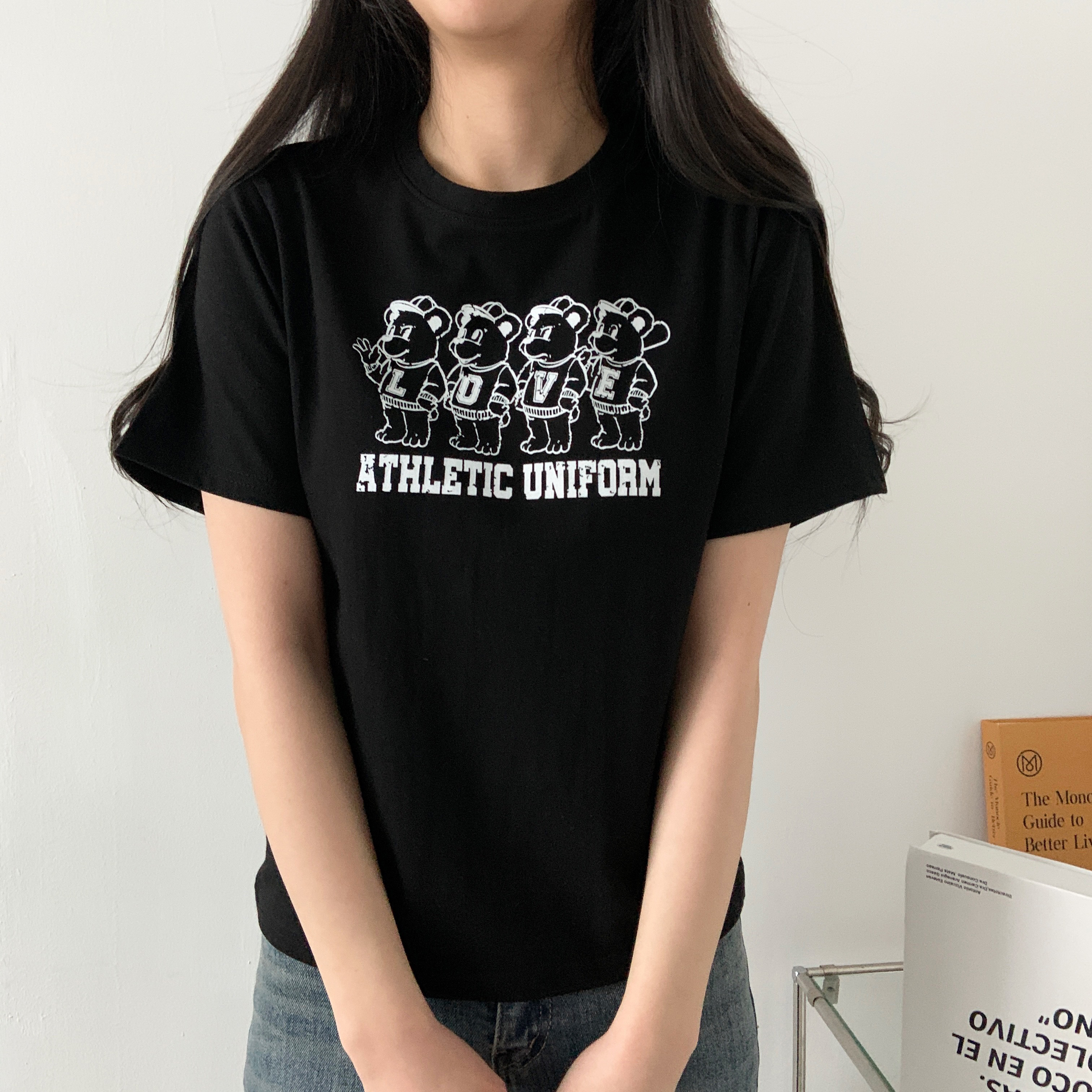 ラウンドネック半袖プリントTシャツ | 詳細画像8
