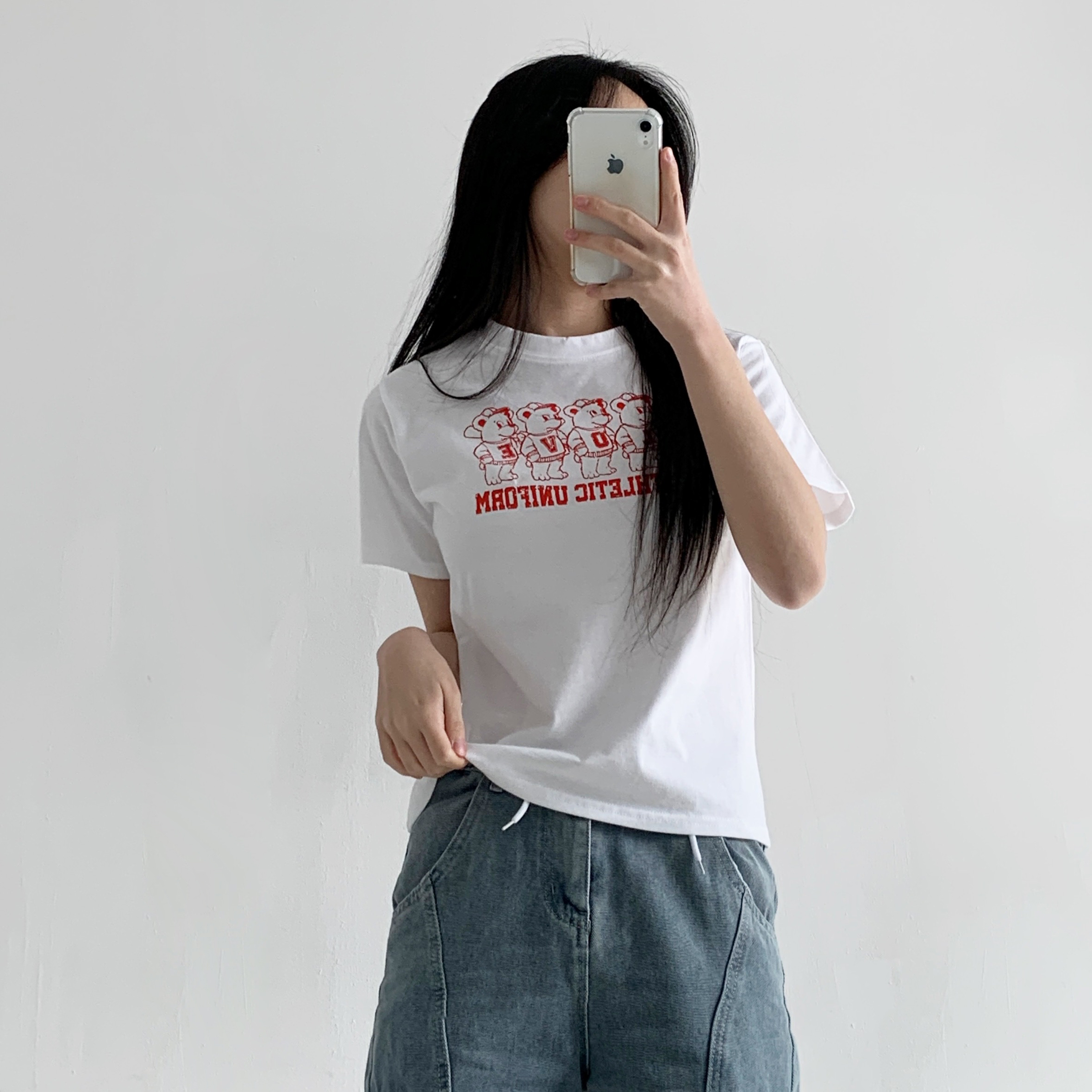 ラウンドネック半袖プリントTシャツ | 詳細画像6