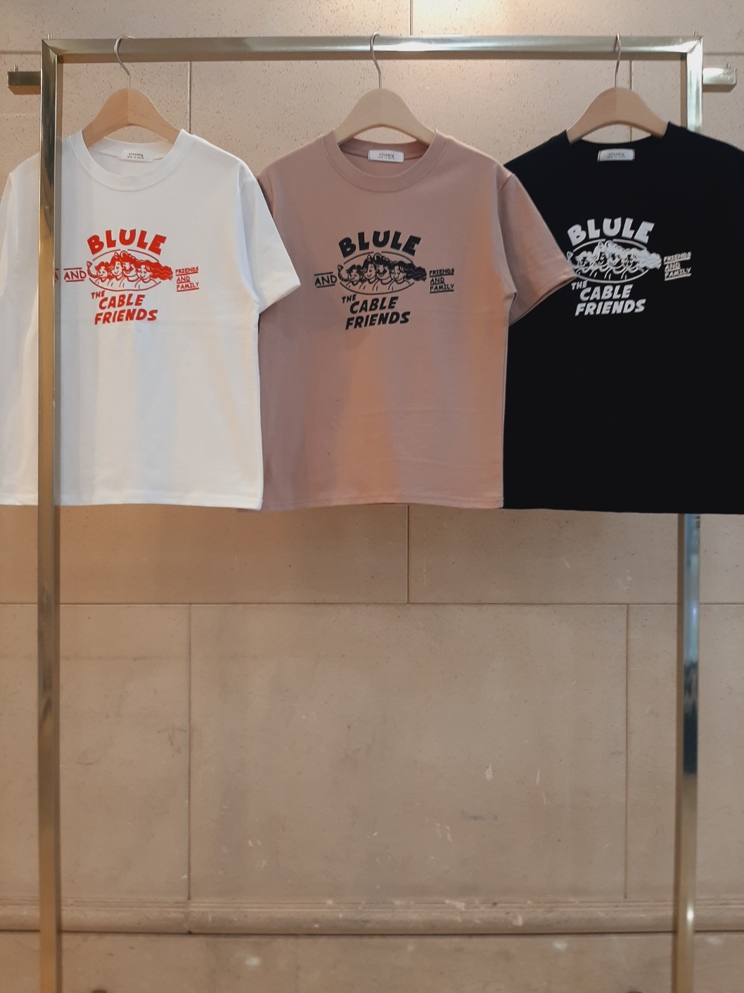 ラウンドネックプリントTシャツ | 詳細画像3