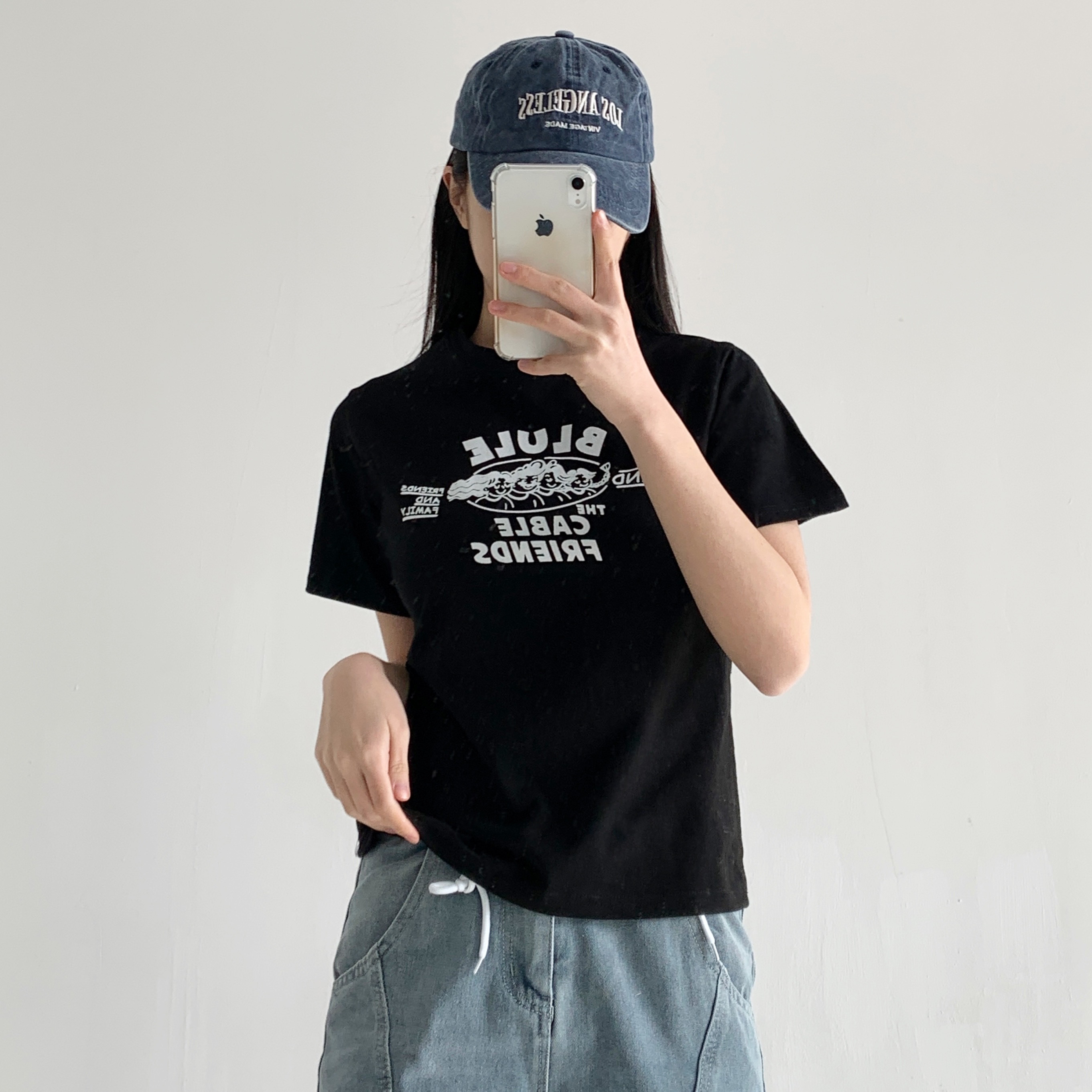 ラウンドネックプリントTシャツ | 詳細画像5
