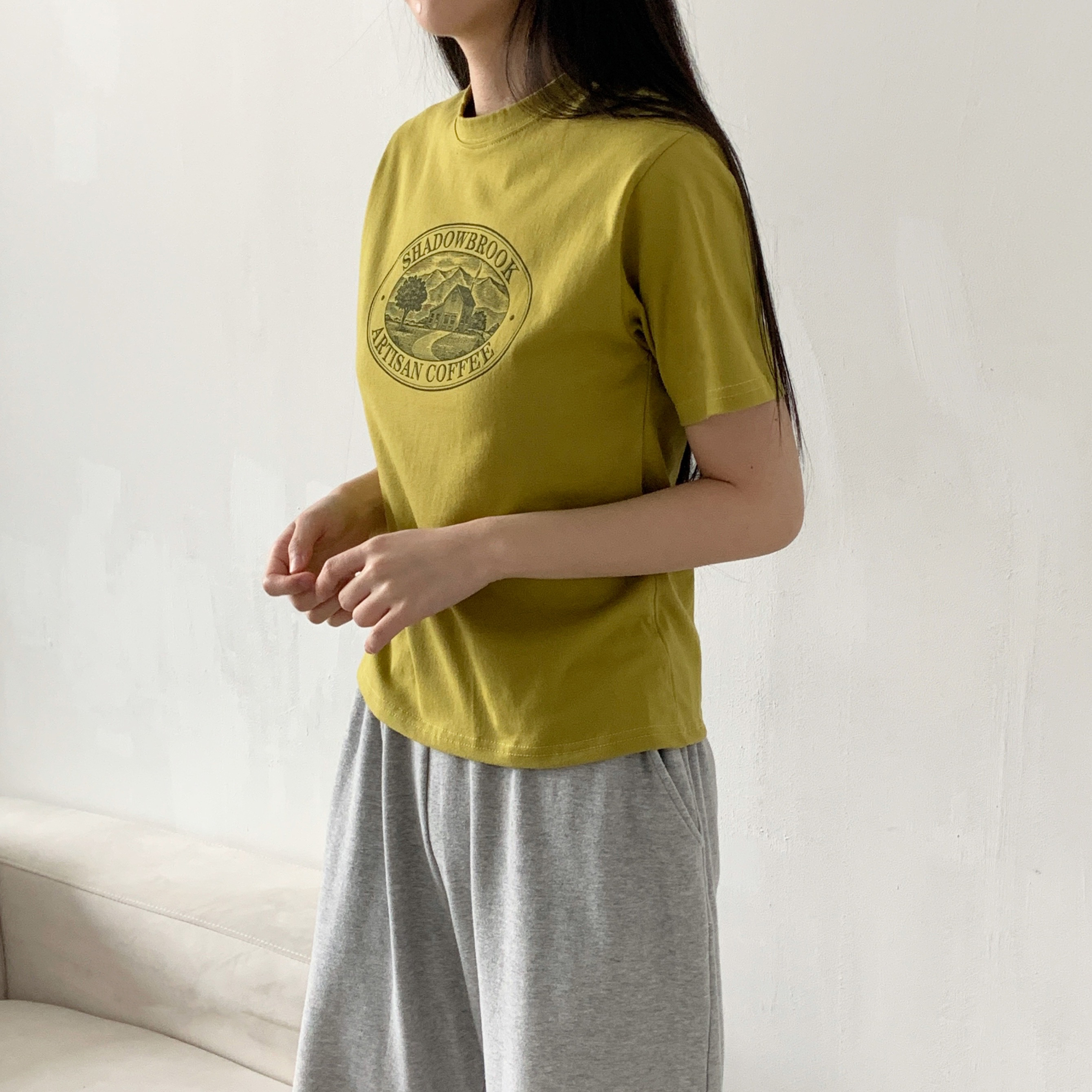ラウンドネックプリントTシャツ | 詳細画像2