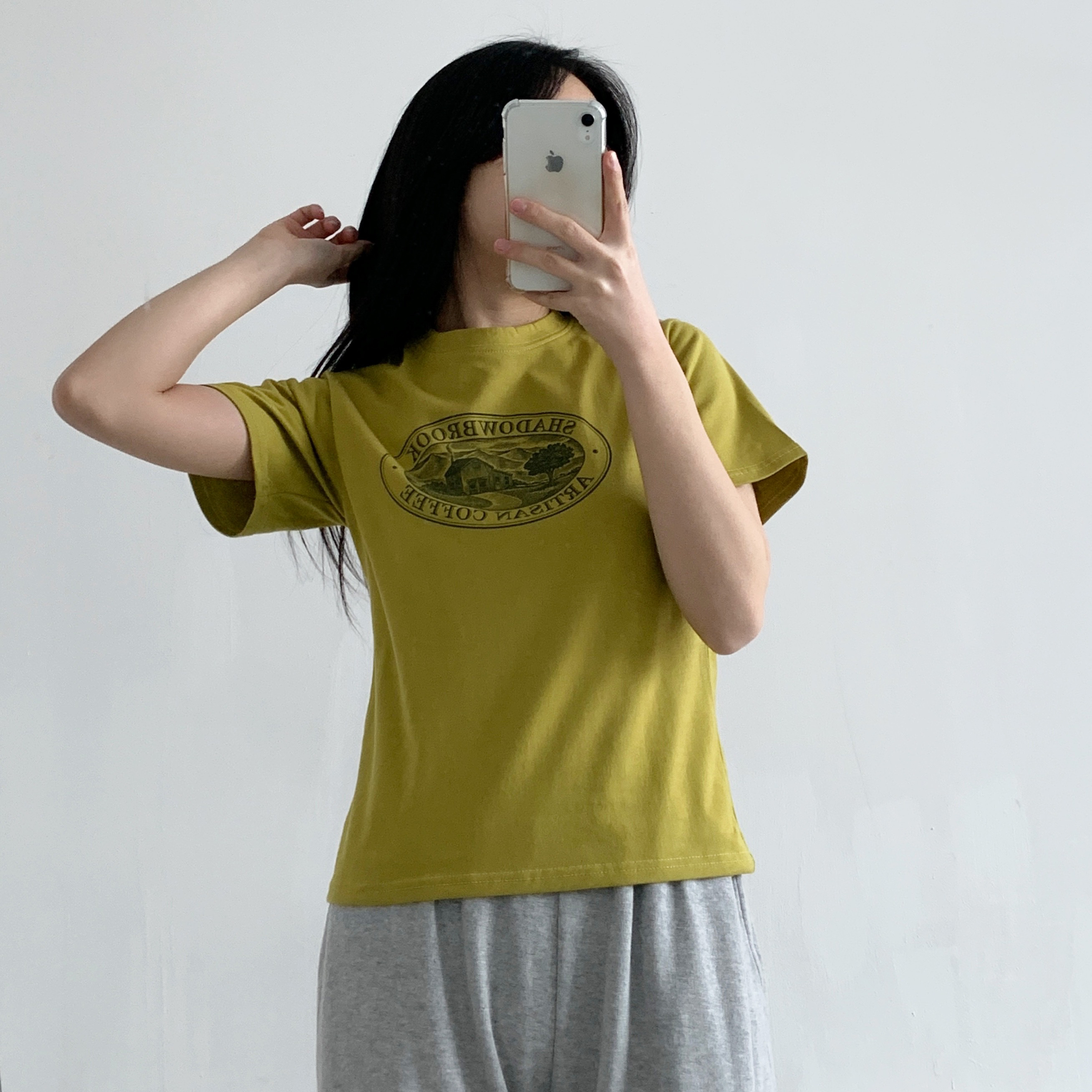 ラウンドネックプリントTシャツ | 詳細画像3