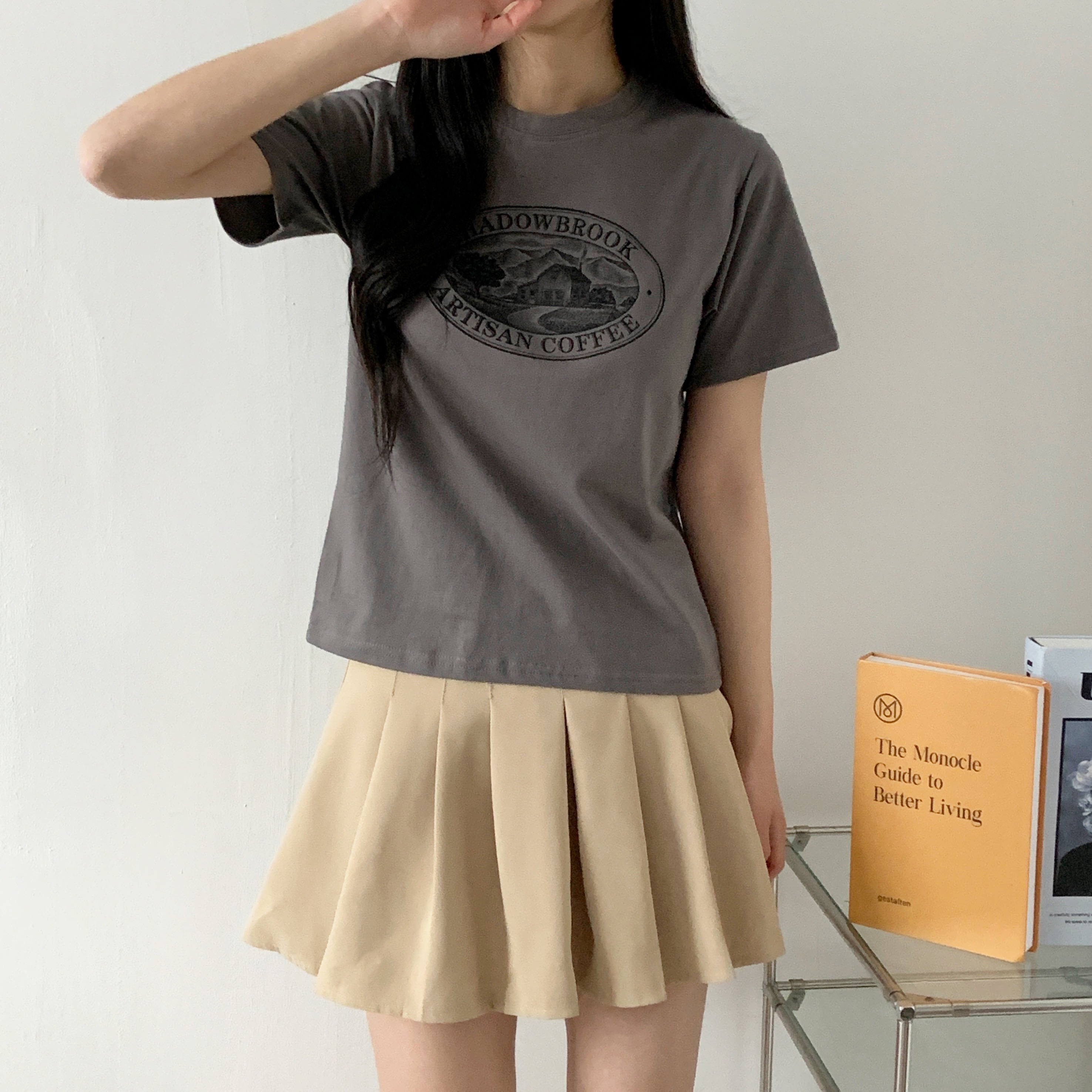 ラウンドネックプリントTシャツ | 詳細画像5
