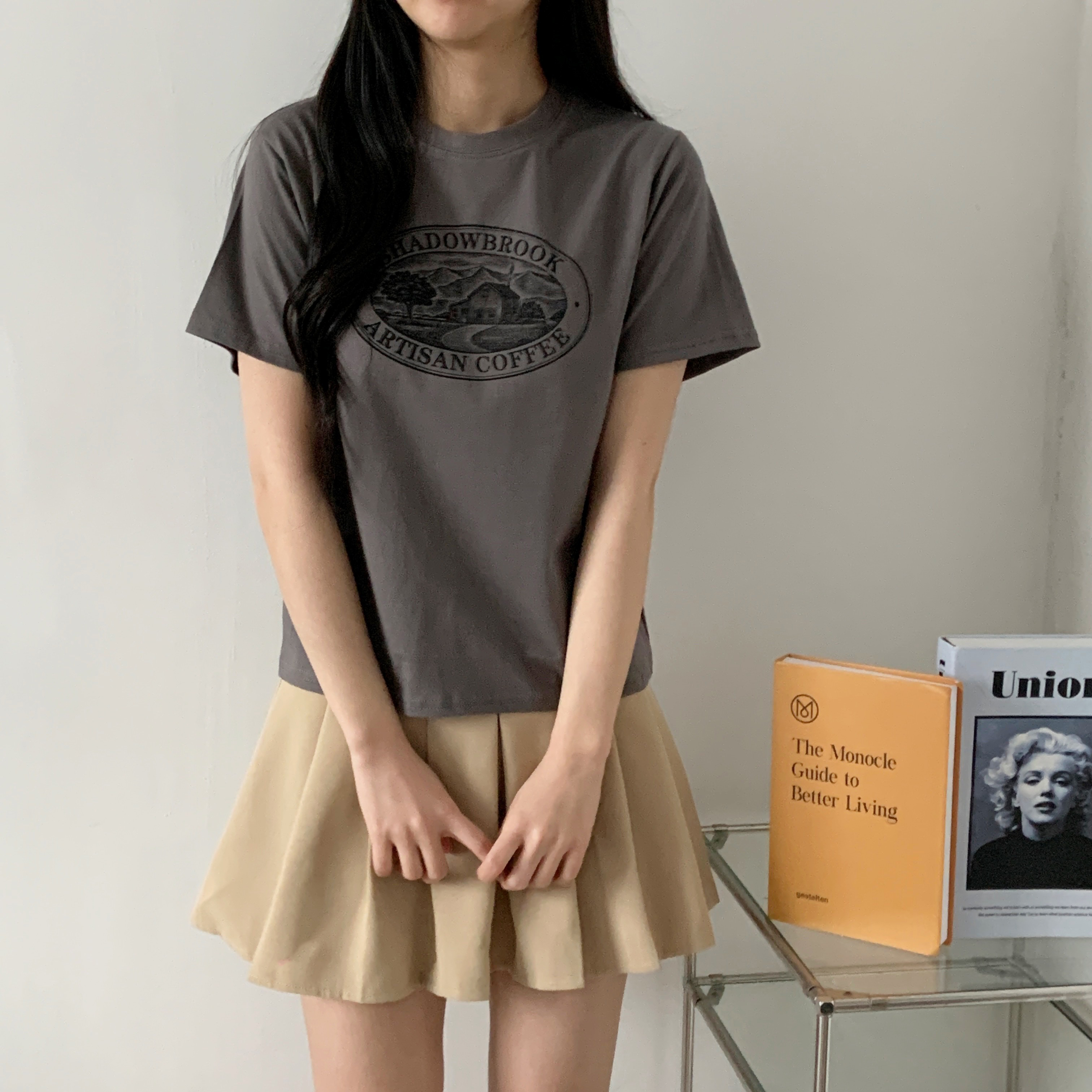 ラウンドネックプリントTシャツ | 詳細画像7